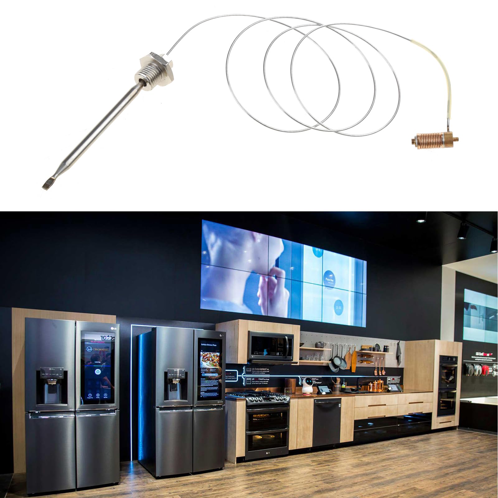 Ricambio Cucina Professionale Mandrino Centrale Per Friggitrice A Pressione Kuroma Modello XL - Ricambio Equivalente Canmac/Makfry Ricambio Mandrino Kuroma Modello Xl - Foto 10