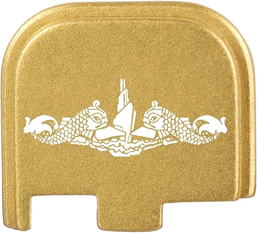 NDZ Performance Placa trasera de cubierta deslizante para Glock 43 43X 48 0.354 in de aluminio anodizado grabado láser, fabricado en los Estados