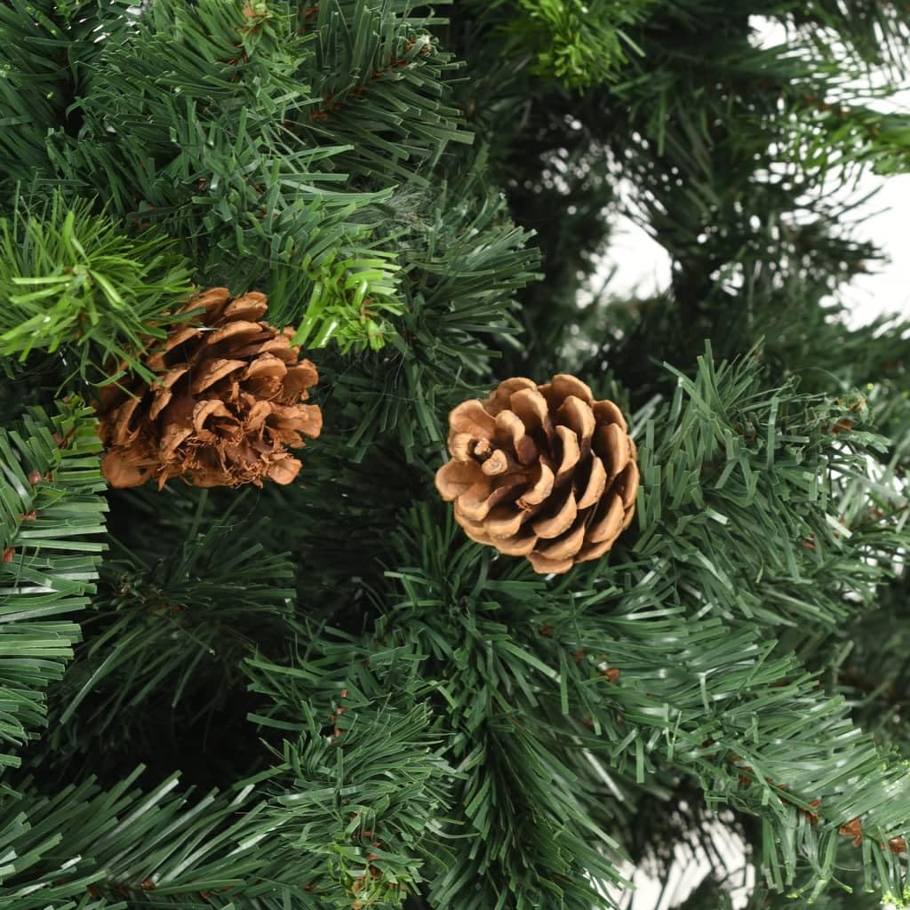albero natale,mini albero di natale,albero di natale piccolo da tavolo,Set Albero Natale Artificiale con LED e Palline Verde 210cmAdatto per camera da letto, soggiorno, patio, Natale