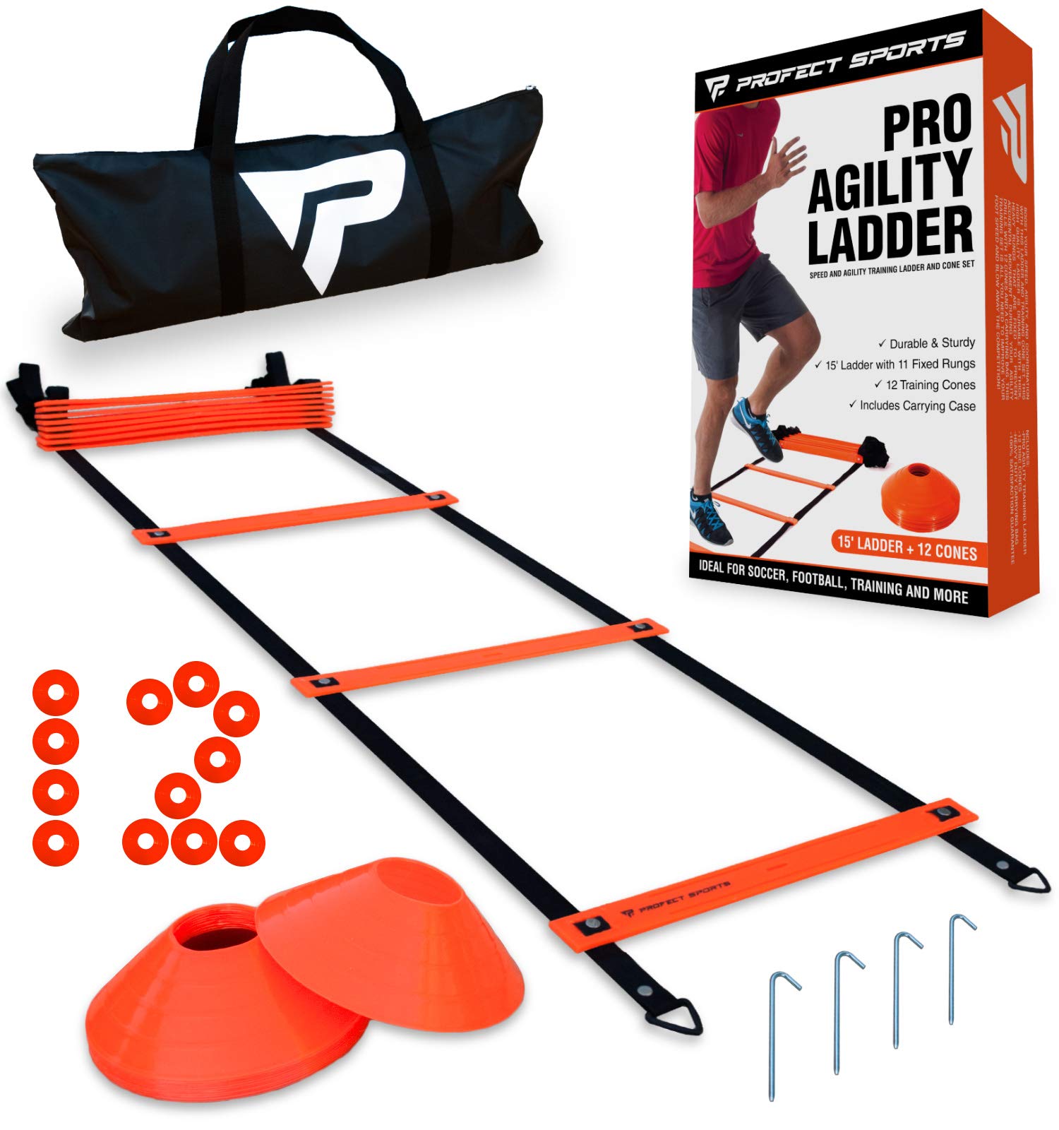 Buy Pro Agility Ladder and Cones Speed and Agility Training Set with