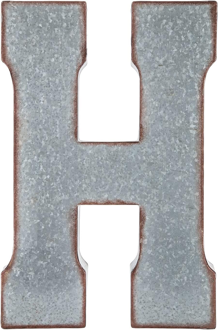 Hobby Lobby Home Décor X-Large Galvanized Rustic Industrial Metal Letter Wall Hanging Table Decor - H