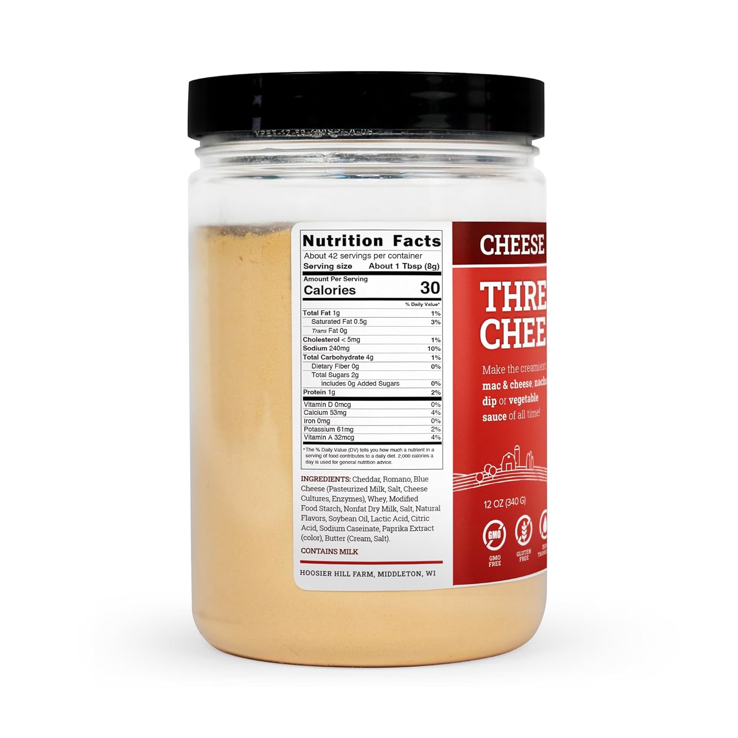 Hoosier Hill Farm Three Cheese Sauce Mix, 12oz (Pack of 1)