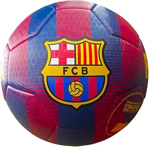 Ballon Officiel FC Barcelone Home 2025-2026 – Taille 5 – Design Rayures Bleues Et Grenat – Collection Barça