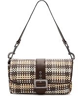 Espresso/Dune Plaid Raffia