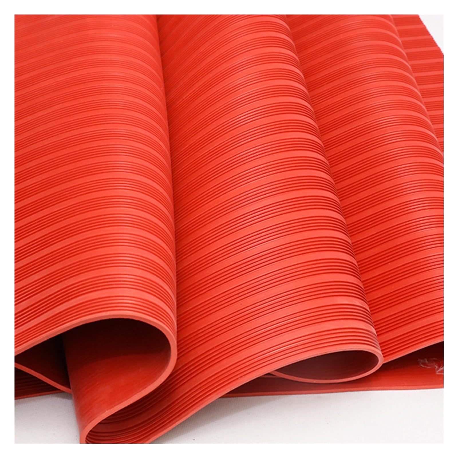 ZJKXJH Electrical Insulating Rubber Matting Non-Slip, Large Non-Conductive Switchboard Mat Customizable, High Voltage Floor Pad for Home Commercial Work(LxWxT 6' x 3 1/5' x 1/5