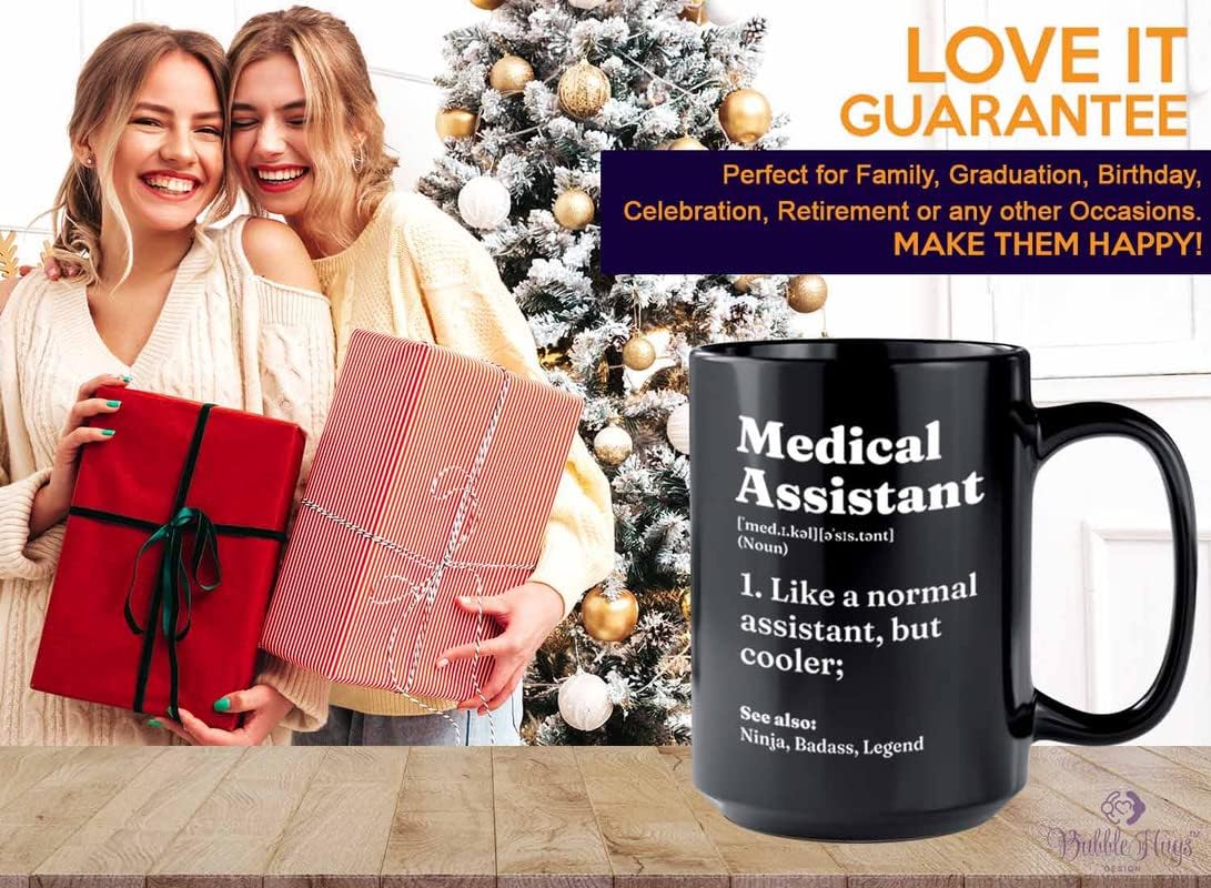 Pharmacist Coffee Mug 15oz Black - assistant definition - Nurse Doctor Chemist Pharmacy Technician Patient Practicioner Laboratory Research Technologist