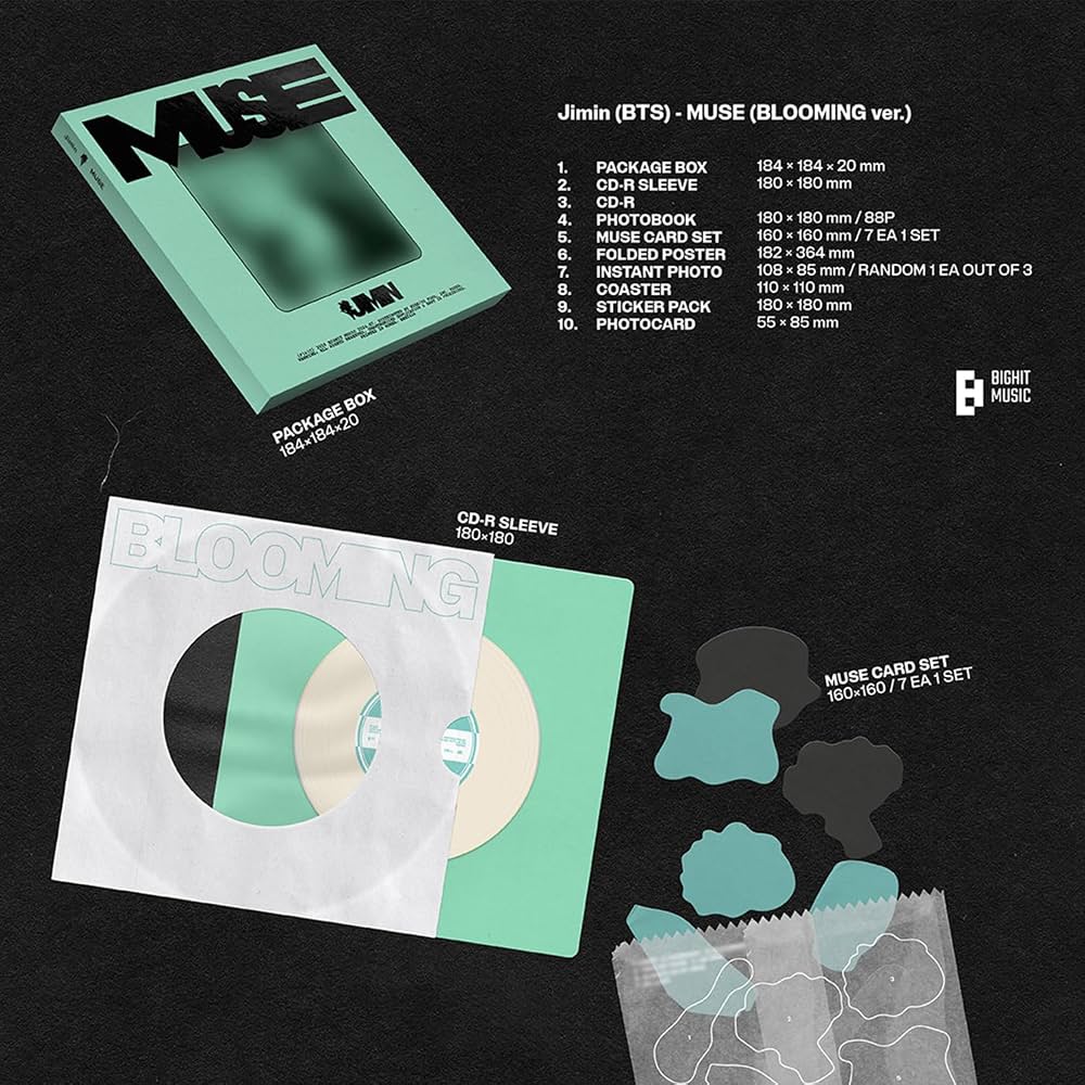 Amazon.co.jp: JIMIN OF BTS - [MUSE] (BLOOMING Ver.) フォトブック +
