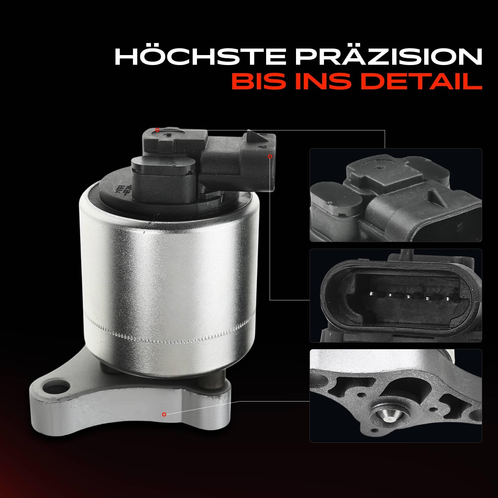 AGR-Ventil Kühler Abgasrückführung für Astra G Combo Corsa C Meriva Tigra Twintop Vectra B C Zafira A Astra 1995-2014 851038