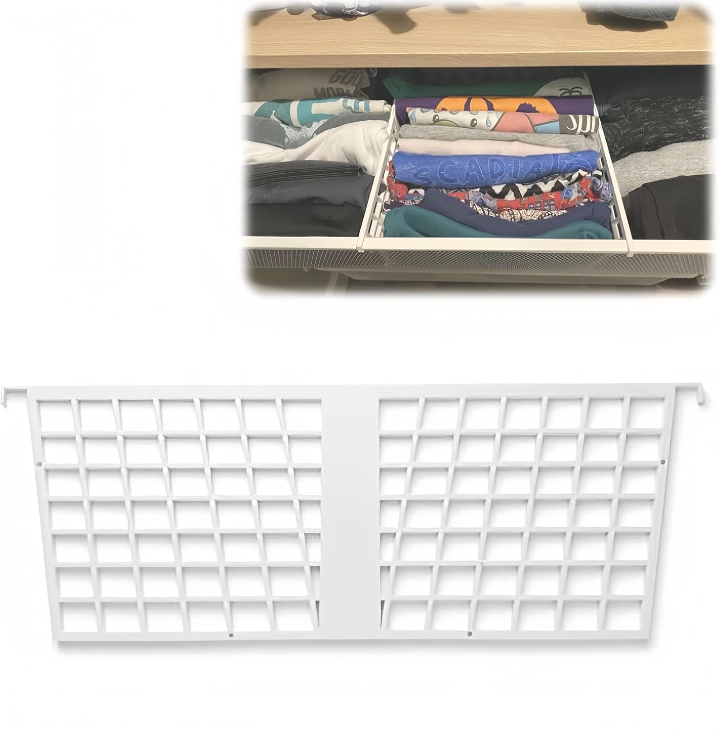 Wire Basket Dividers Compatible with IKEA Boaxel Storage System