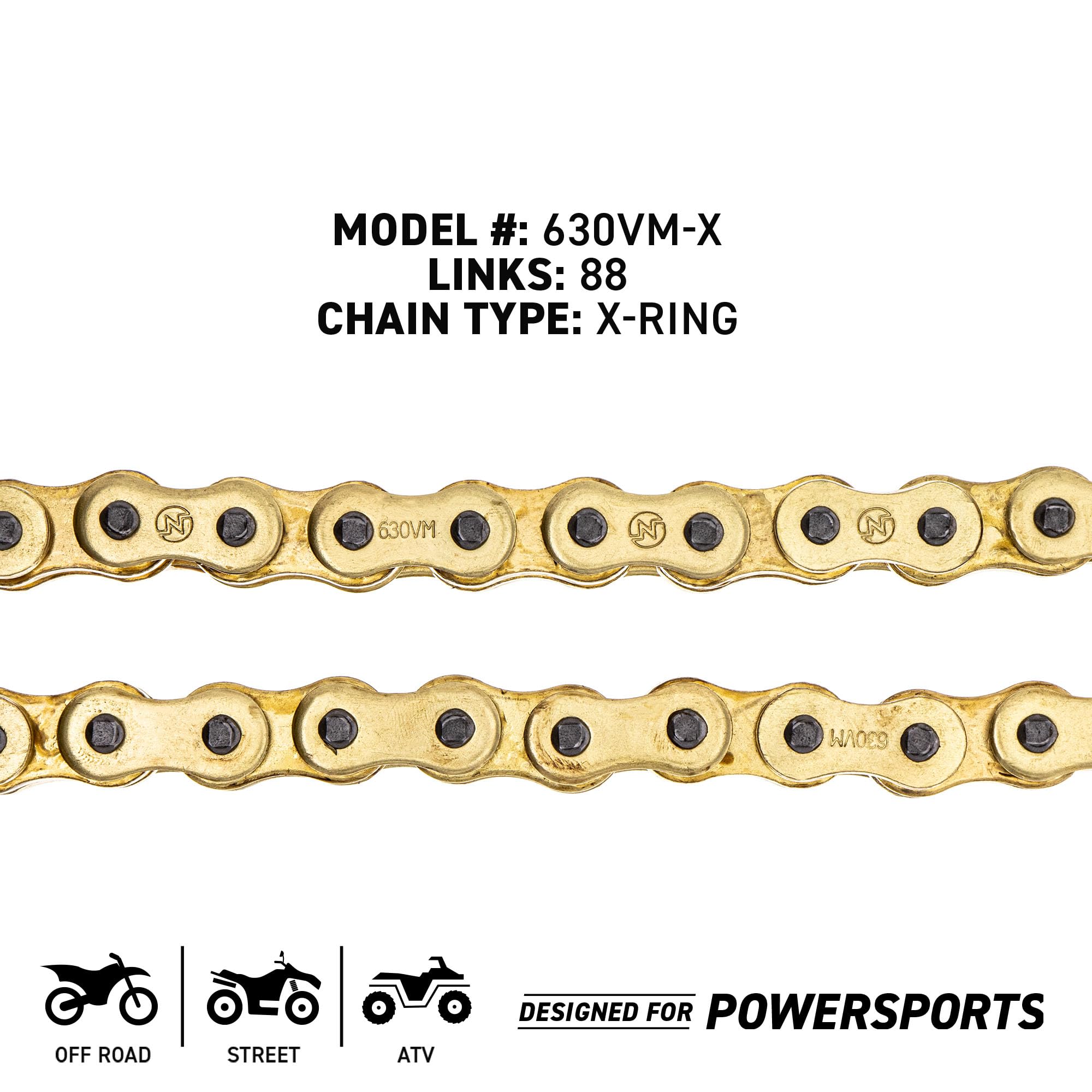 520 Motorcycle O-Ring Drive Chain Bulk Reel 2 Connecting Links - Foto 8