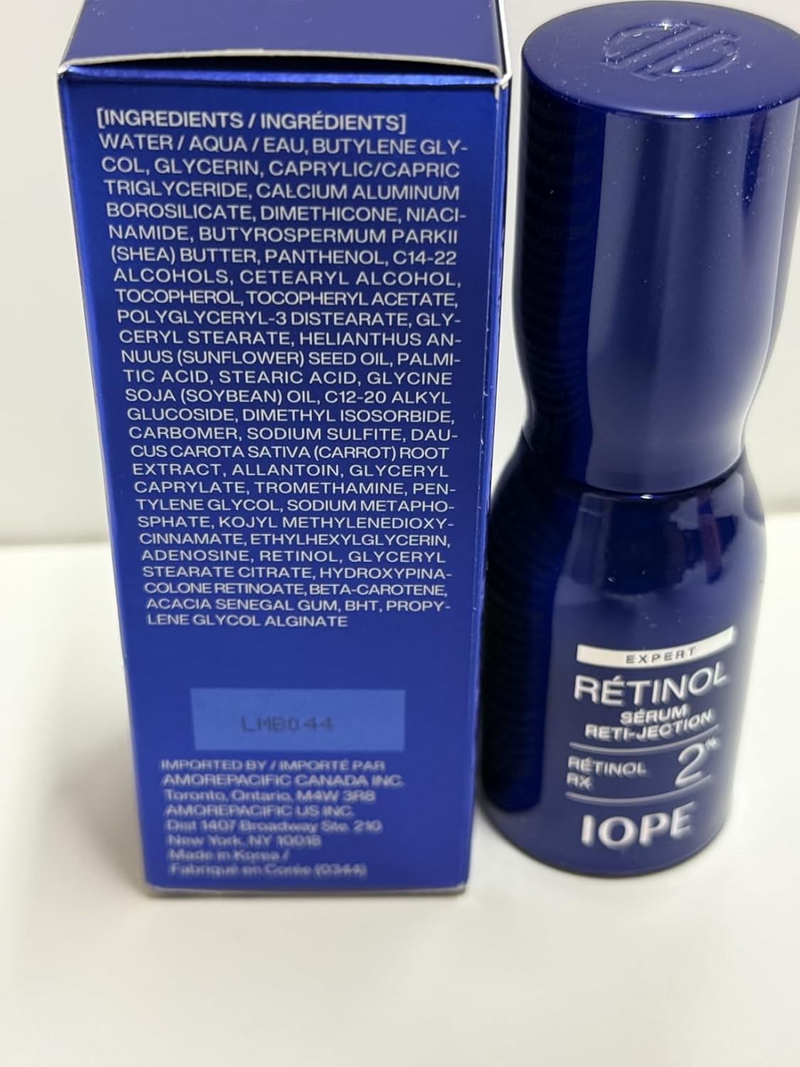 IOPE Expert Retinol RX 2% Reti-Jection Serum - Anti-Aging Night Serum - Visibly Smooths Wrinkles, Firms Skin, and Refines Pores - Potent & Gentle - 1.01 fl. oz