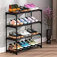 KYNE Multipurpose Plastic Shoe Rack for Home – 4 Layer Foldable Shoe Organizer | Lightweight & Space-Saving Shoe Stand...