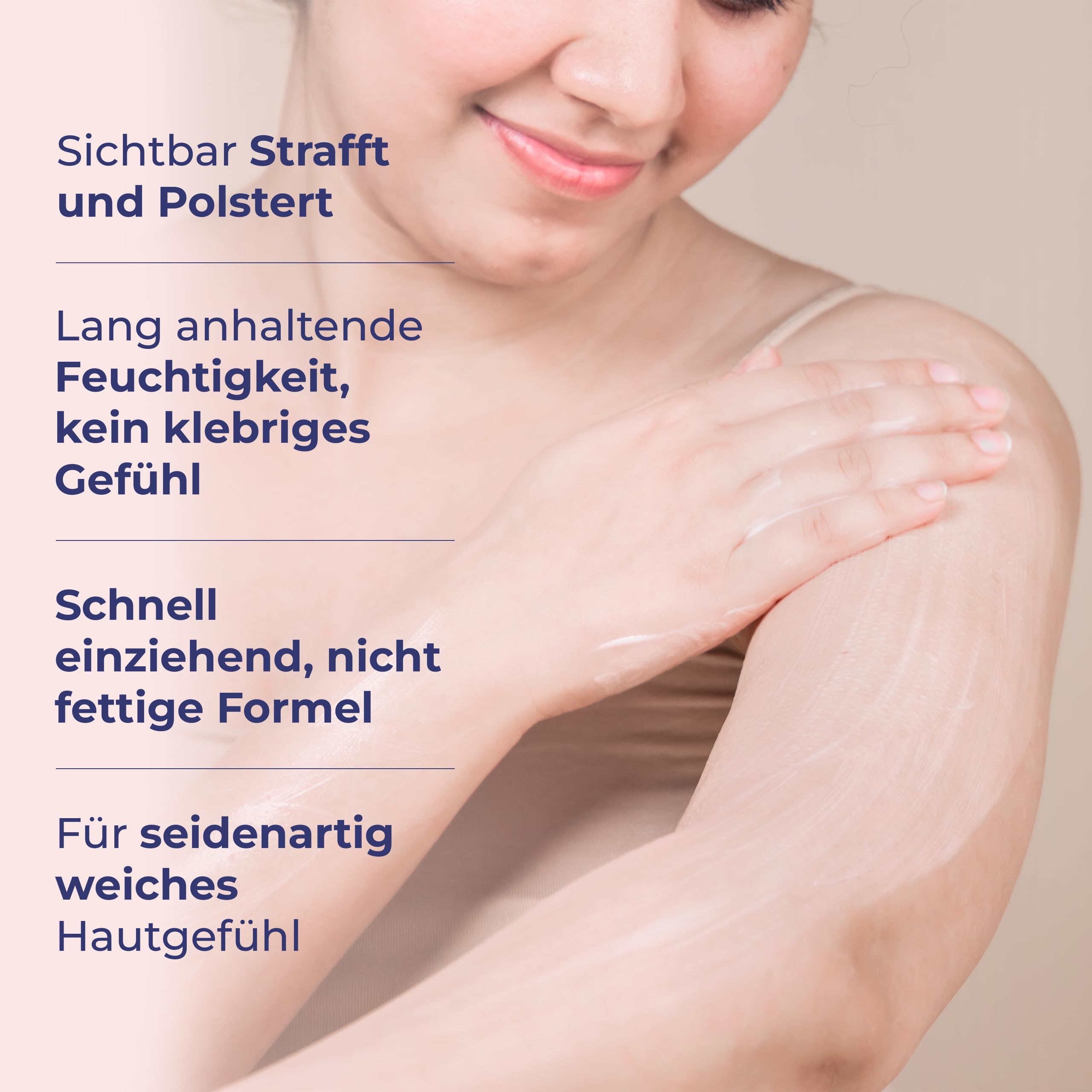 Blavana Körperlotion- Intensive Pflege für trockene, reife Haut mit sichtbar verbesserter Spannkraft | Mit Schwarzes Gramm, Sheabutter & Natriumhyaluronat | Leichte, nicht-fettige Formel | 185 ml