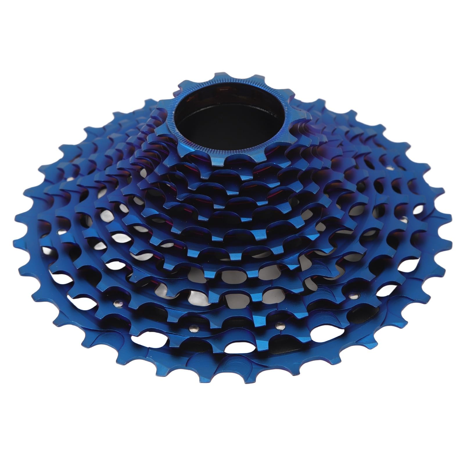 Cosiki Casete de 12 Velocidades, Casete de Bicicleta de Diseño Hueco de Acero de Alta Resistencia Silencioso para Reemplazo