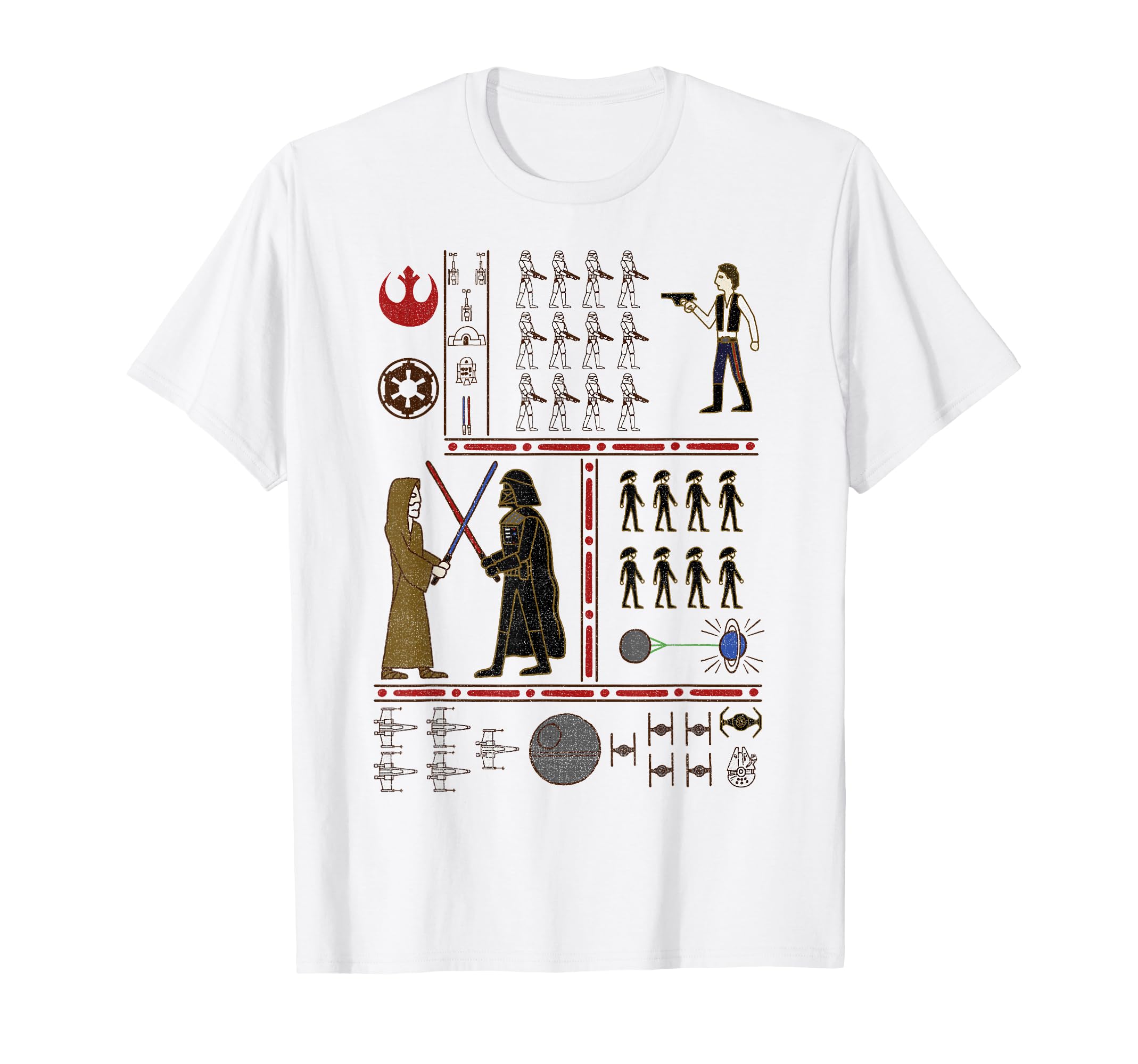 Star Wars Hieroglyphic Style T-Shirt