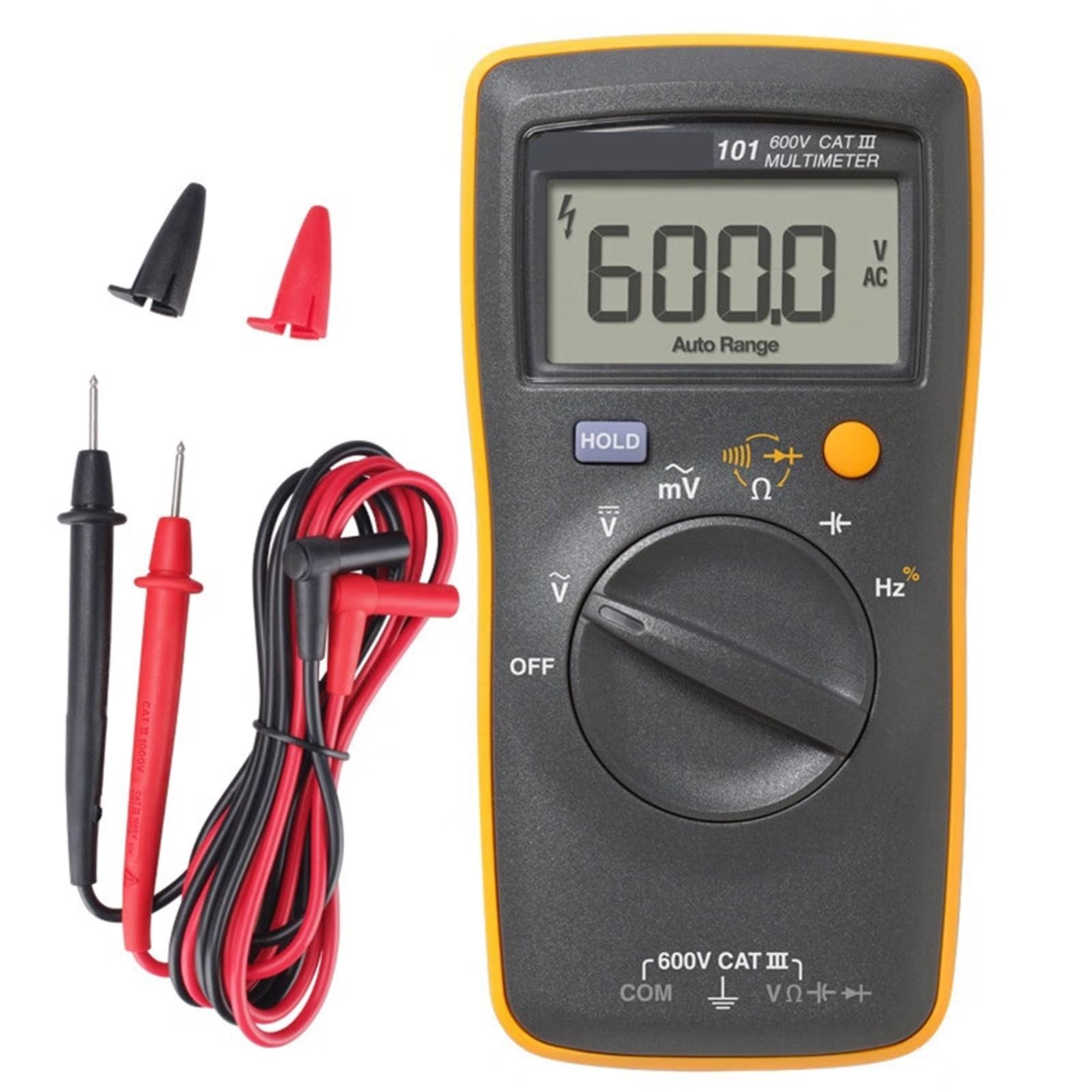 101 101KIT 106 107 Automatyczny zakres Przenośny multimetr cyfrowy pojemnościowy i rezystancja napięcia AC/DC Kieszonkowy tester napięcia AC/DC(F101 ZESTAW)