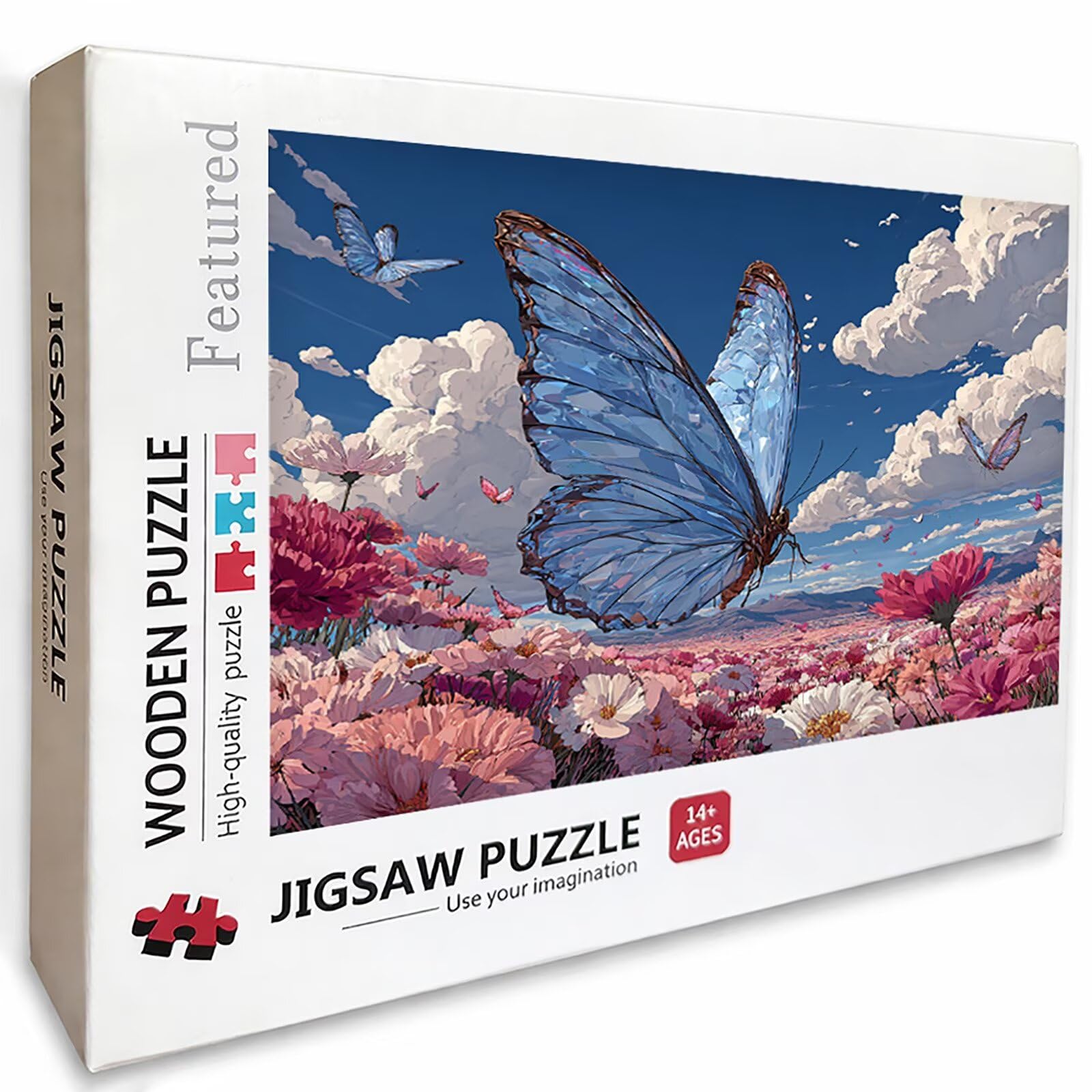 Puzzle z kwiatami, 2000 elementów dla dorosłych, drewniane puzzle "zrób to sam", 99 x 70 cm, drewniane puzzle dla całej rodziny, sprytne zagadki, dekoracyjne puzzle i prezenty, gra zręcznościowa