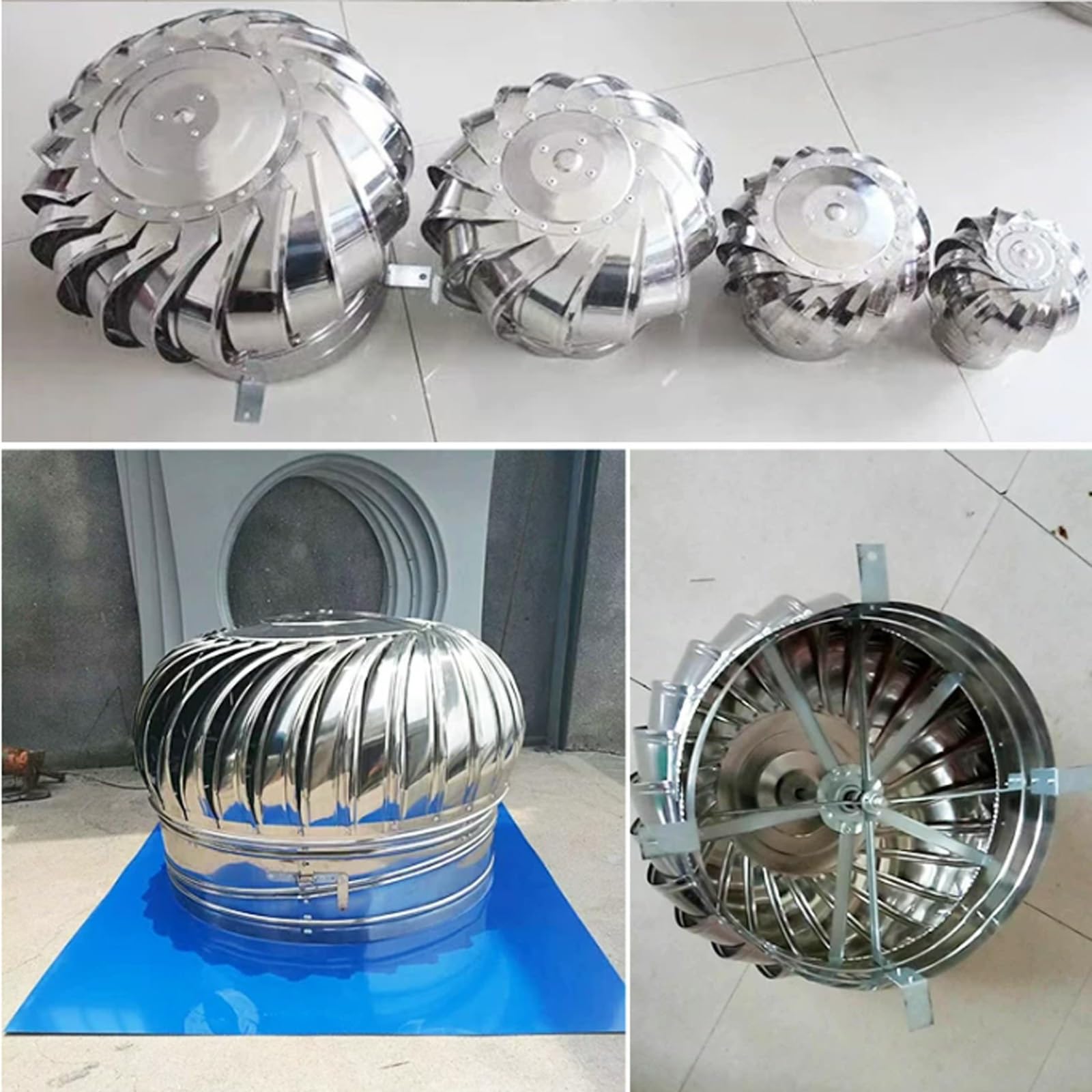 Copertura Del Cappuccio Delle Turbines Eoliche,Presa D'aria For Soffitta,
