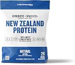 Schinoussa New Zealand Probiotic Chocolate Whey Concentrate Protein Powder – 910g, 26 Servings | BCAA, Muscle Recovery, & Digestive Support