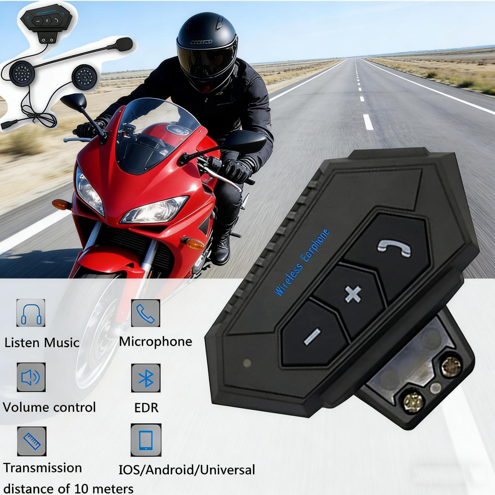 Casco Integrale Apribile con Bluetooth Casco Moto Modulare Bluetooth Caschi Modulari per Uomo Donna con Doppia Visiera Casco Integrale Casco Crash Omologati ECE
