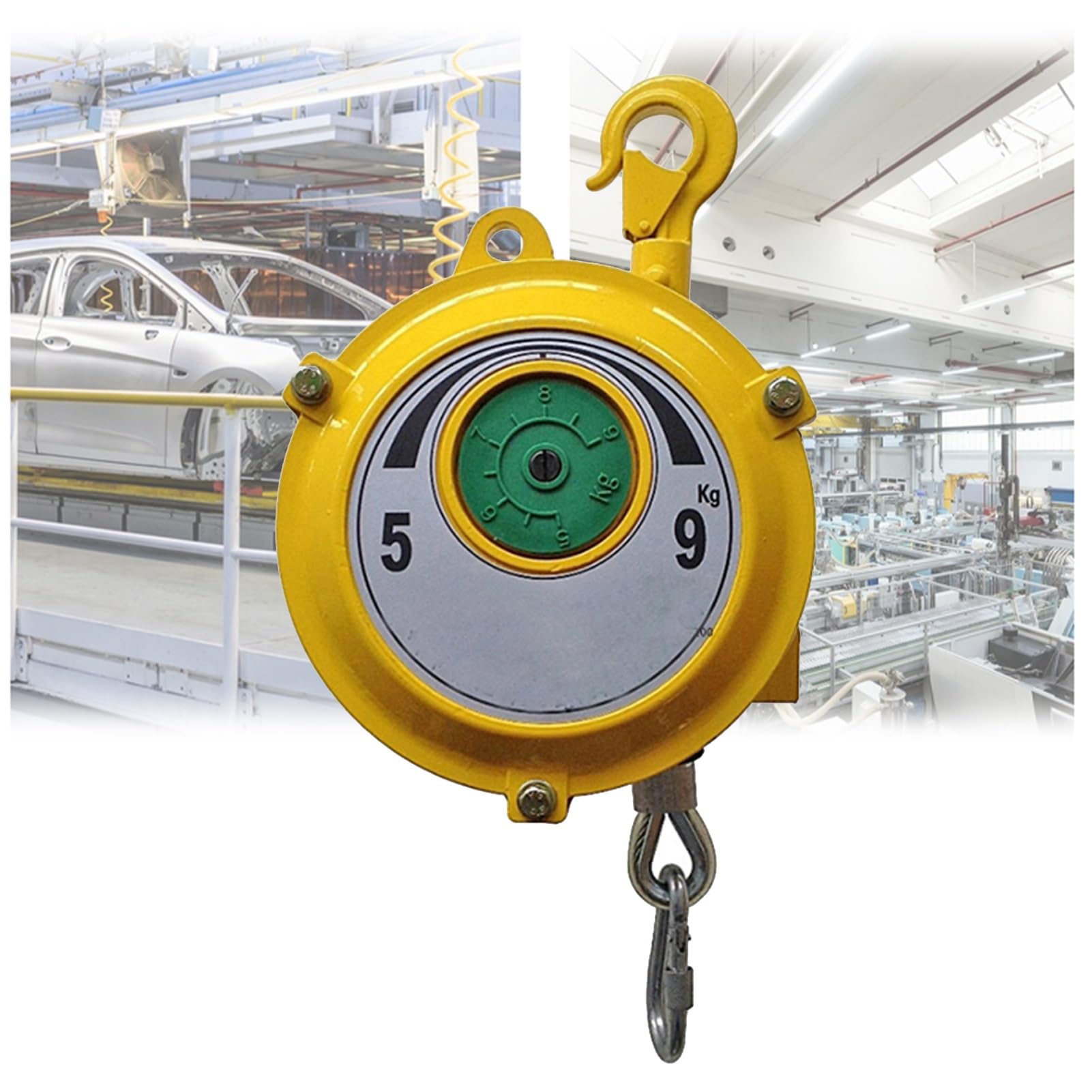Rohcghc 5-9Kg Spring Balancer, Retractable Tool Balancer Holder For Hang The To Keep The Equipment Stable, Improve Work Efficiency And Reduce Fatigue(5-9Kg)