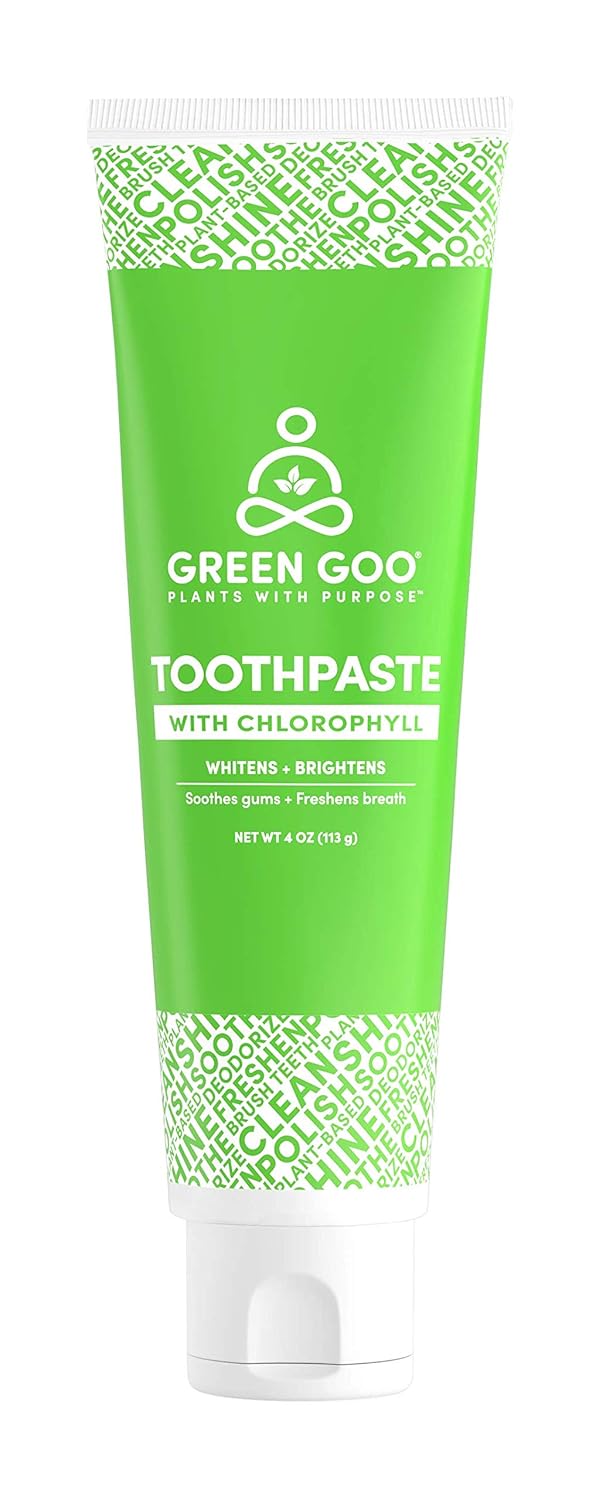 Green Goo Toothpaste With Chlorophyll, AllNatural