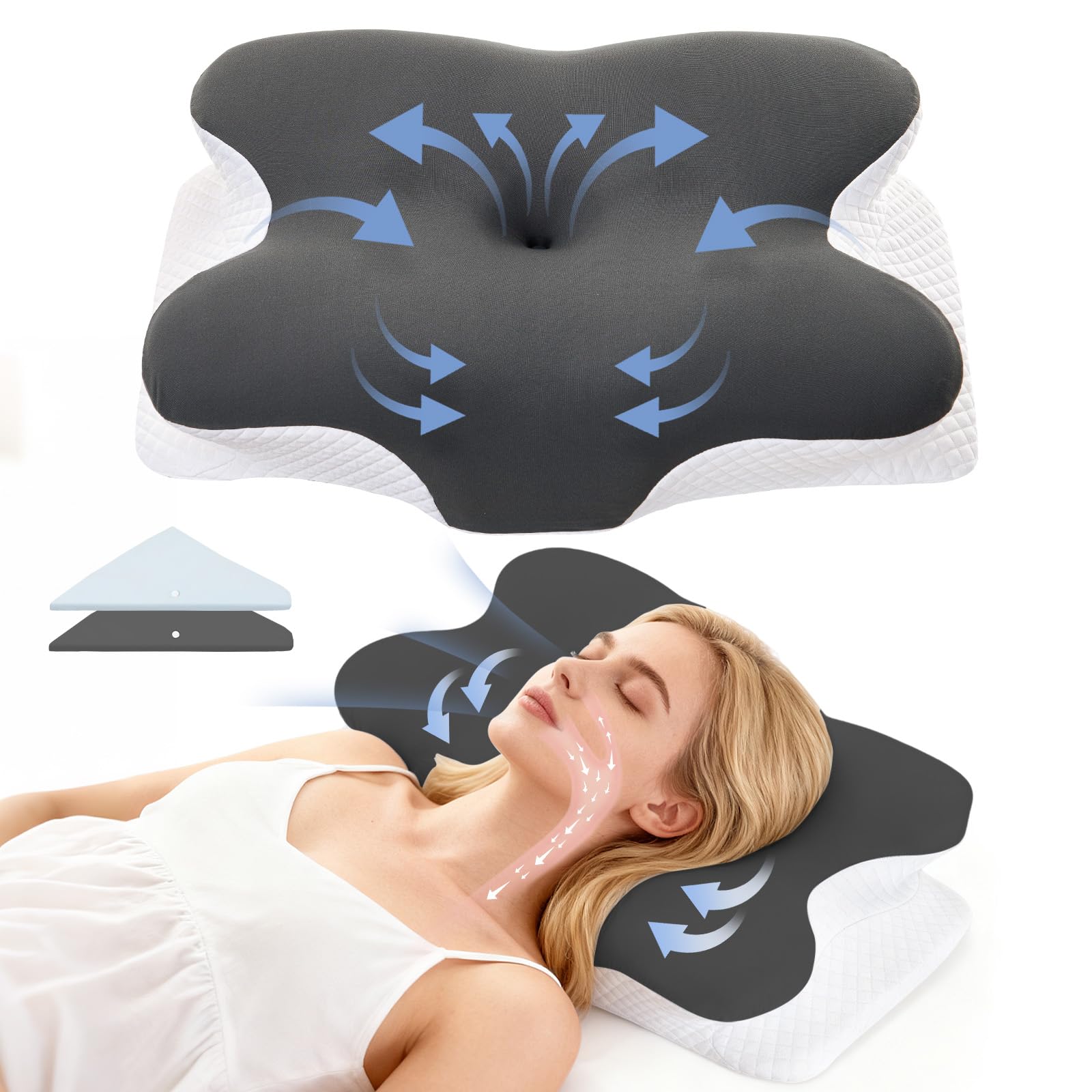 Amazon｜BRO 枕 首が痛くならない 快眠 まくら 安眠枕 低反発枕 快眠枕