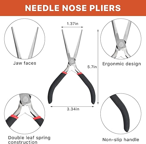 Miniatura 3 de Kit de 10 piezas de herramientas de metal para bricolaje, juego de herramientas de modelo de metal, incluye herramientas de asistencia de doblado en