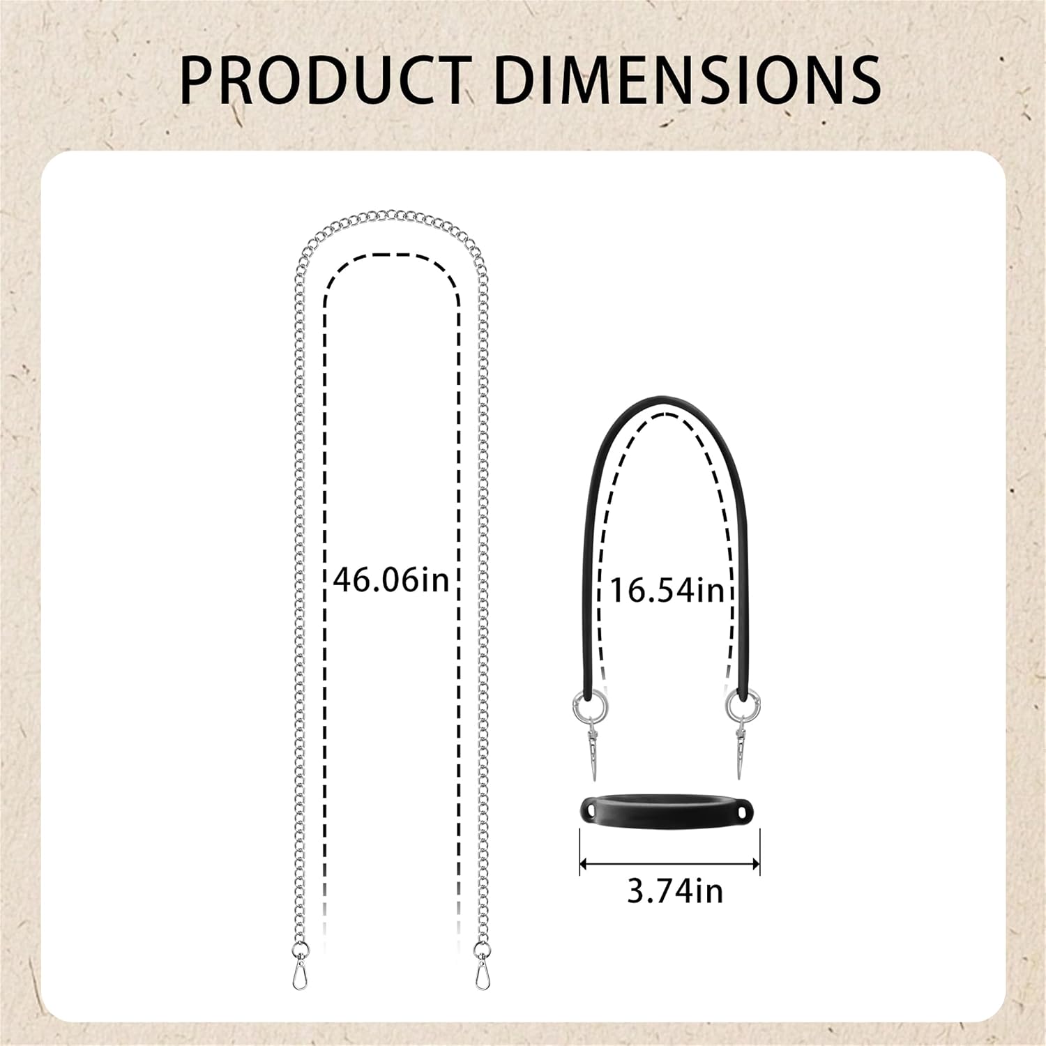 Universal Water Bottle Carry Strap with Chain - 3-in-1 Silicone Sling, Handle & Holder for 8-40oz Stanley Cup Accessories, Yeti, Owala Tumblers - Hands-Free Cross-Body Design image 4