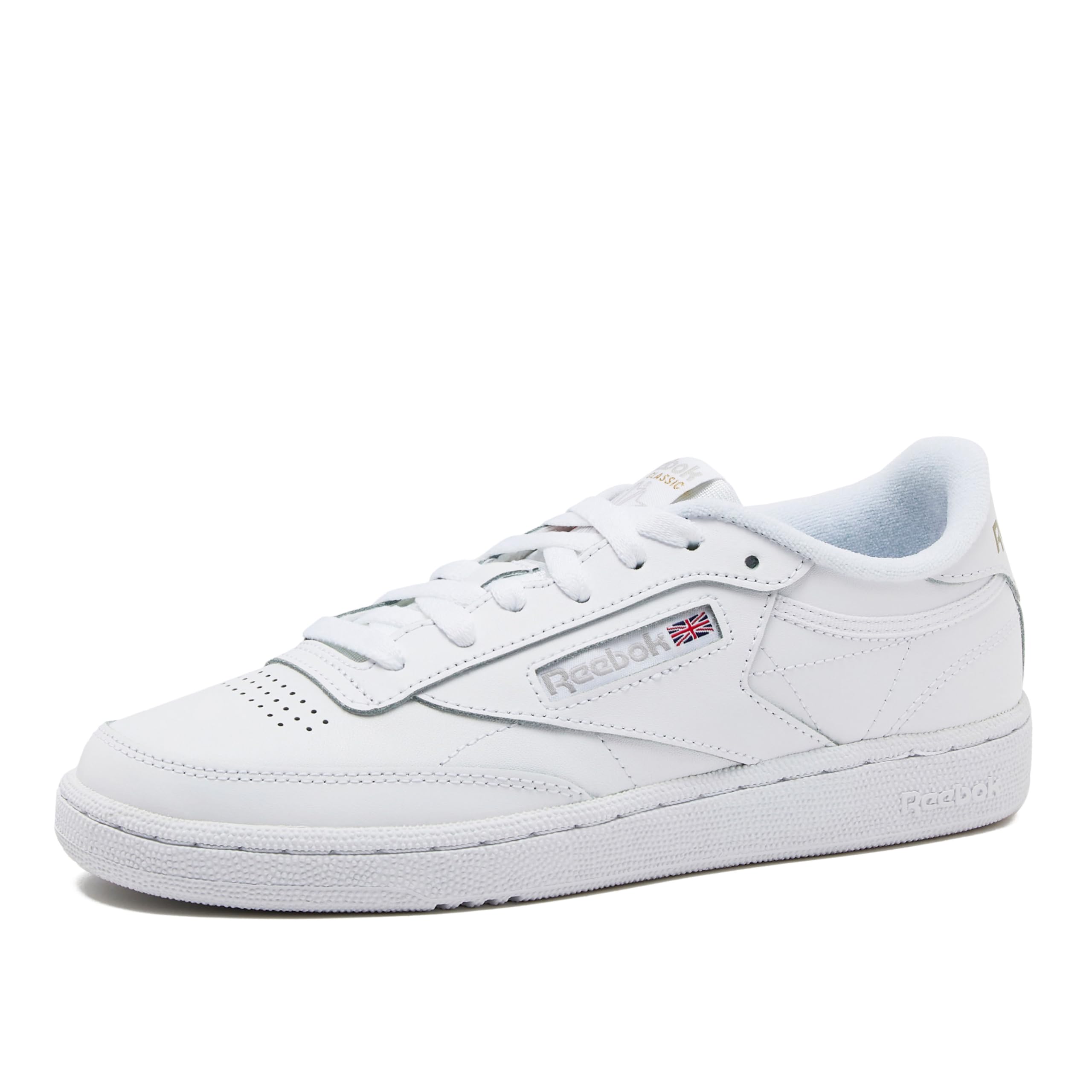 Reebok Mens Club C 85 Mens Tennis Shoes, Casual Fashion White Sneakers for Men