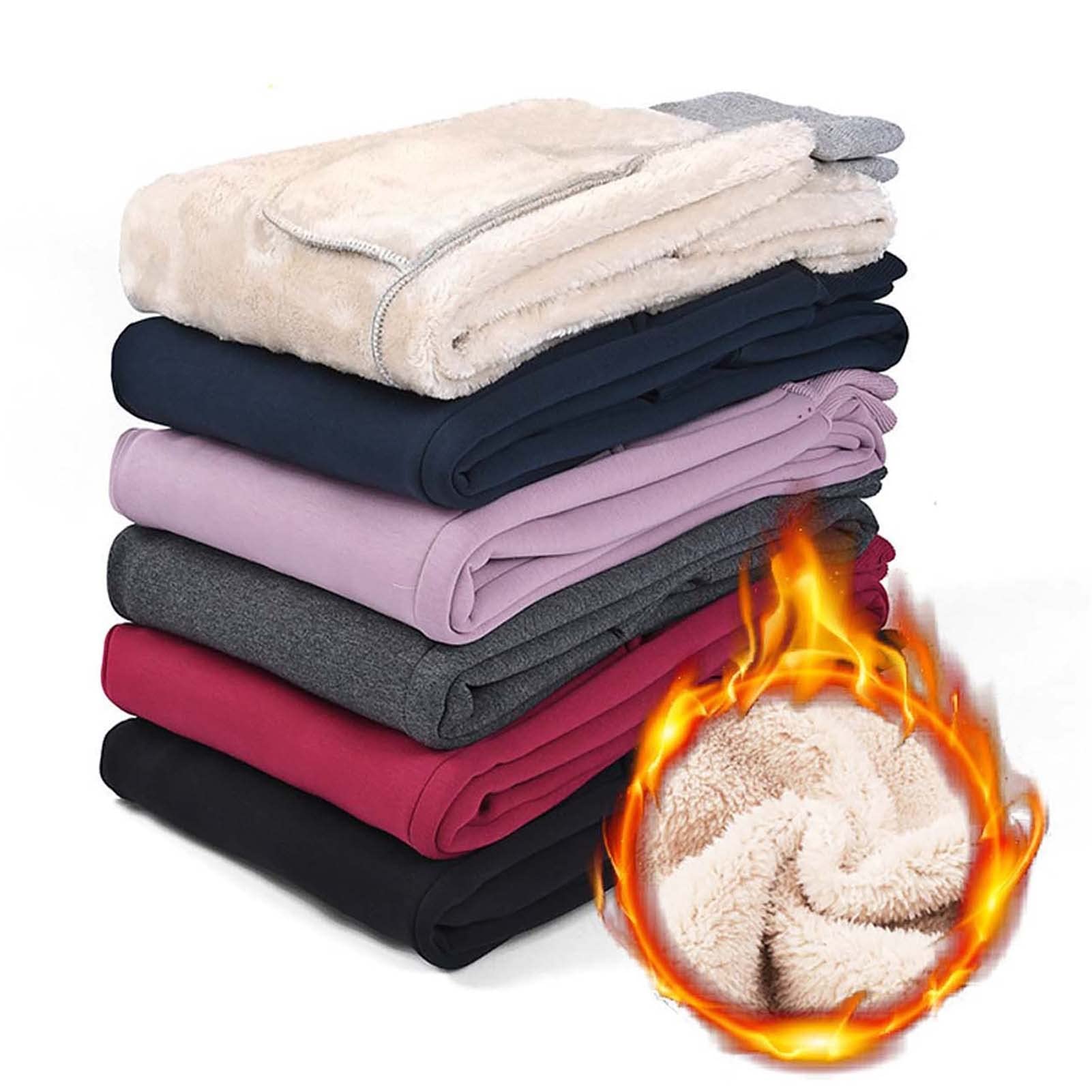 Leggings For Femme - Pantalon De Course Doublé En Polaire - Doux - Survêtement Élastique - Pantalon Neige - Pantalon De Jogging - Collant Thermique - Pantalon Survêtement Athlétique Sherpa ( Color : R
