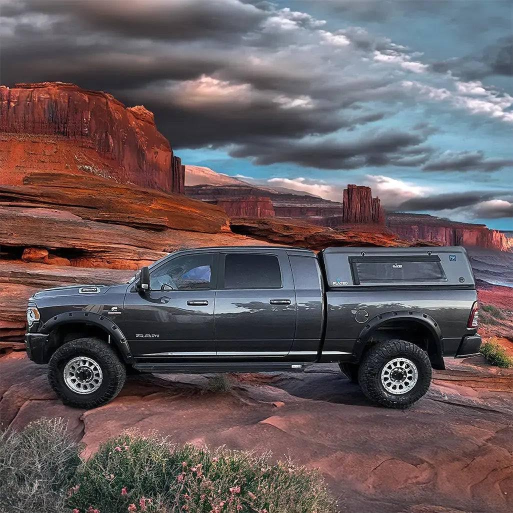 FLATED Air-Topper® CAP64, an Inflatable Truck Cap Bed Cover for Full Size Standard beds with a 6'2 to 6'5 Bed