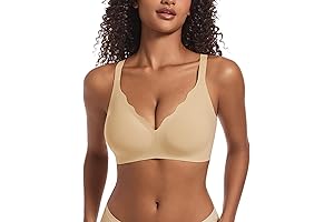 Vinfact Soft Bra for Women: Comfort and Support in a Scalloped Embrace