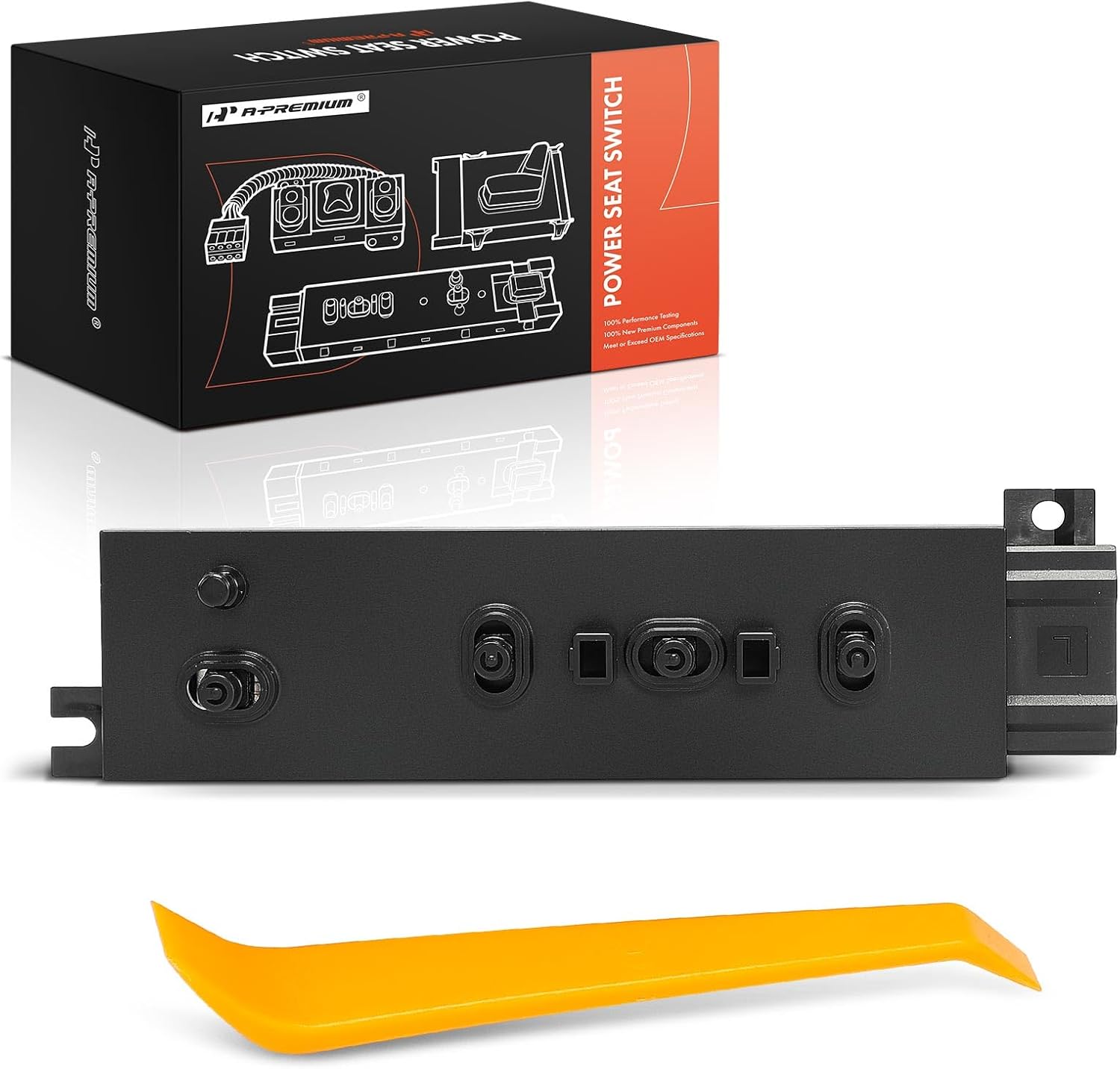 A-Premium Power Seat Switch Compatible with Acura & Honda MDX 2004-2009, RDX 2007-2009, TL/TSX 2004-2008, Accord 2003-2017, Civic 2014-2017, CR-V 2008-2017, Odyssey, Pilot