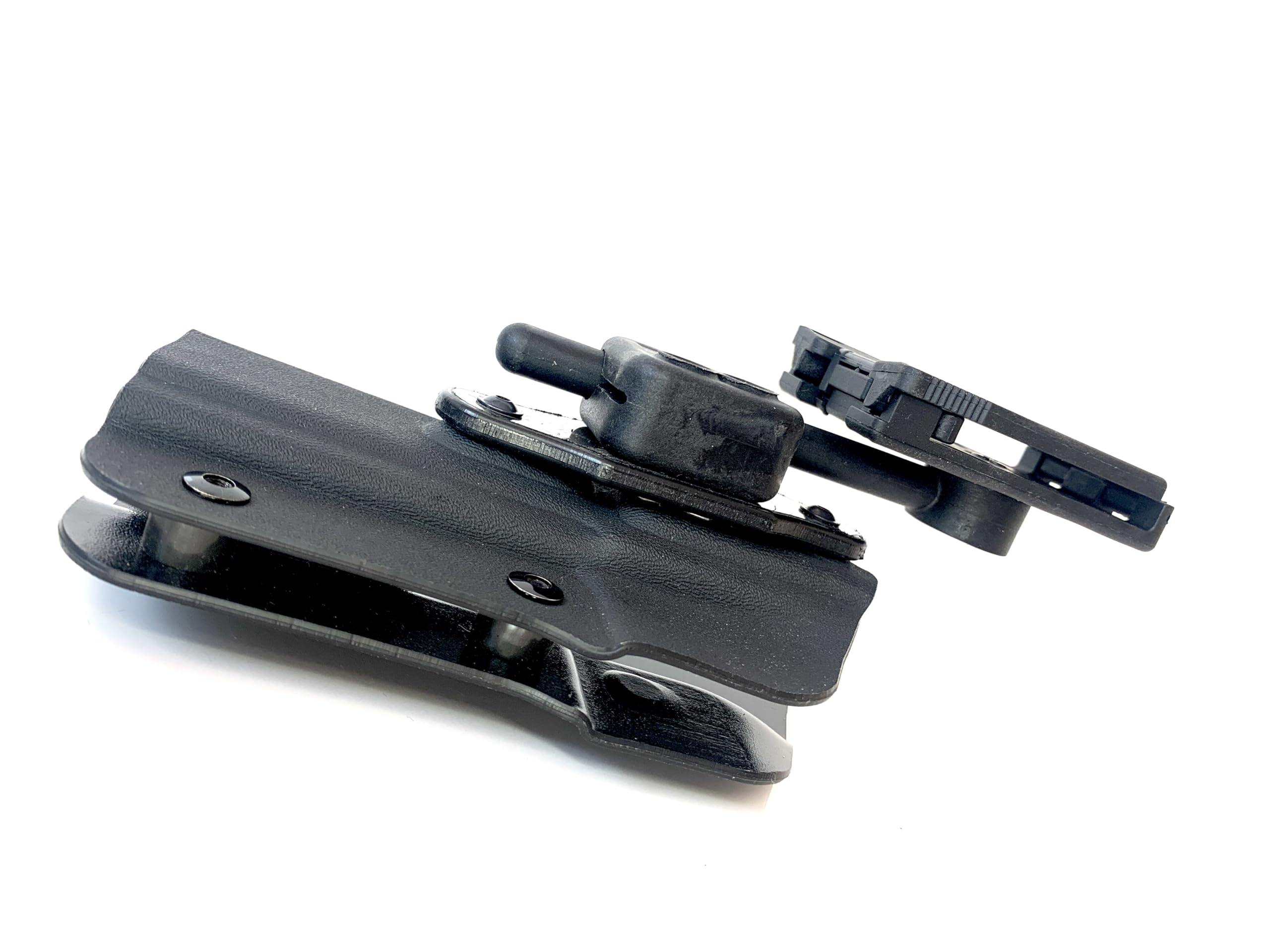 Kydex Waffen Holster Halfter 3D mit Multi Lok Gürtel Clip für S&W Revolver Walther Sig Sauer CZ Pistolen PDP Steel Frame SIG X5 P320