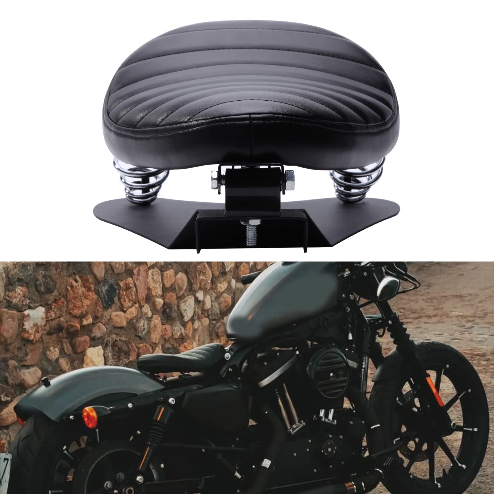 Amazon | バイクシート スプリングブラケットベース付きセット