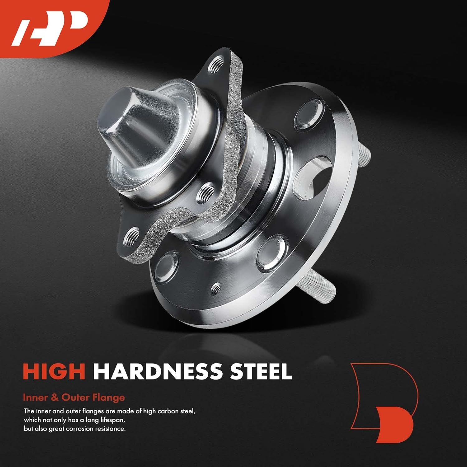 A-Premium 2 x Rear Wheel Bearing and Hub Assembly with 4-Lug Compatible with Hyundai Sonata 1999-2005, Kia Magentis 2001-2006, Optima 2001-2006 - Image 3