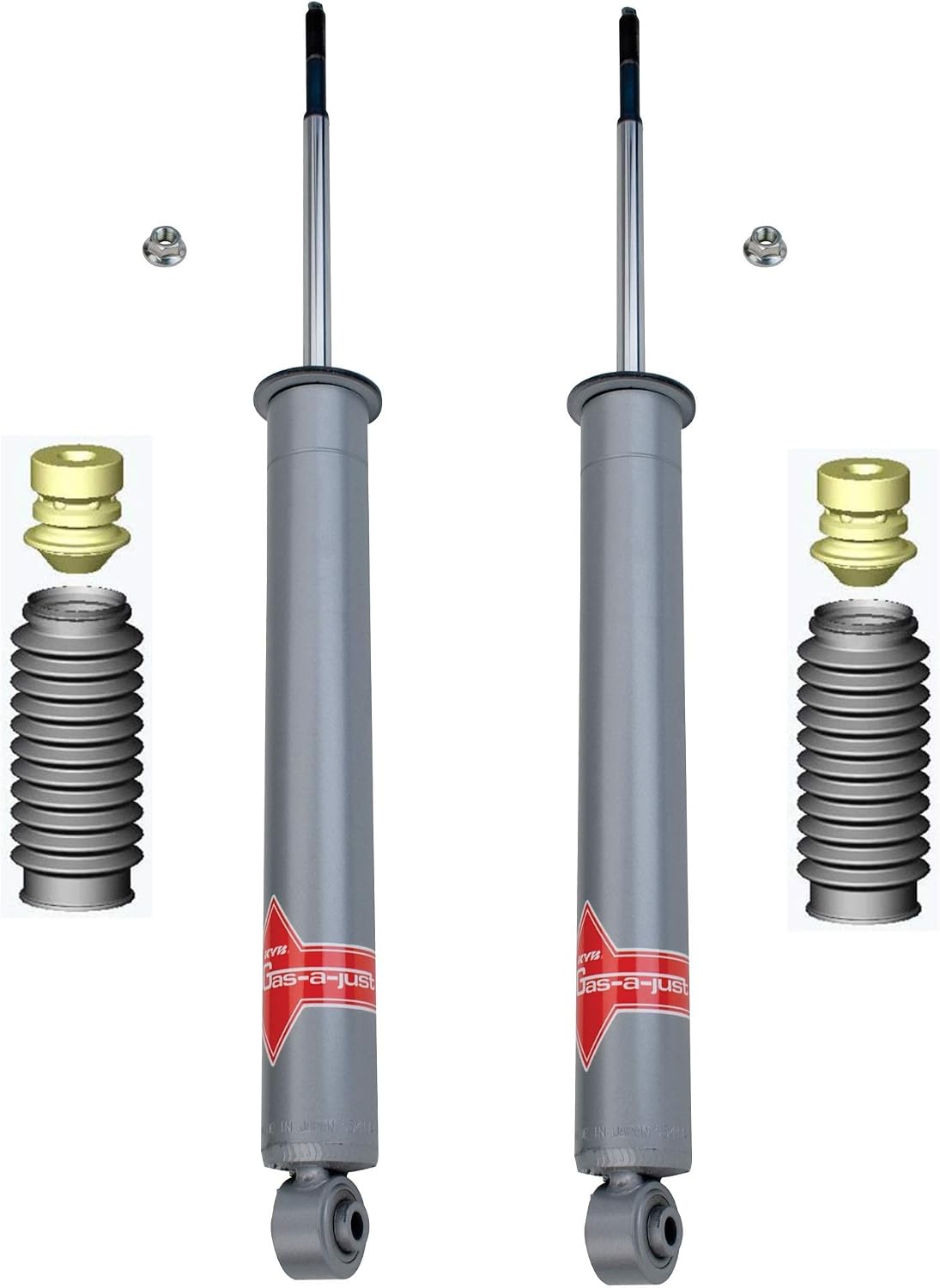 Amazon.com: Front Shock Absorbers & Boots Kit For Jaguar Vanden Plas ...
