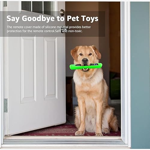 Miniatura 6 de Paquete de 2 fundas de repuesto para control remoto OneBom compatibles con el control remoto Toshiba e Insignia FireTV, funda de silicona que brilla