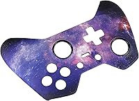 Vista 8 de eXtremeRate Nebula Galaxy Patterned Faceplate Cover, Soft Touch Front Housing Shell Case, Comfortable Soft Grip Replacement Kit for Xbox One Elite