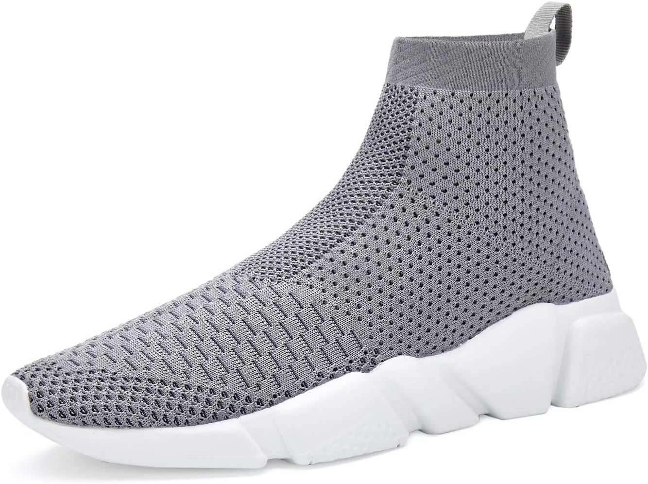 Santiro Walking Shoes for Men Lightweight High Top Sneakers Breathable Knit Athletic Running Shoes Fashion Gym Sports Shoes - Image 4