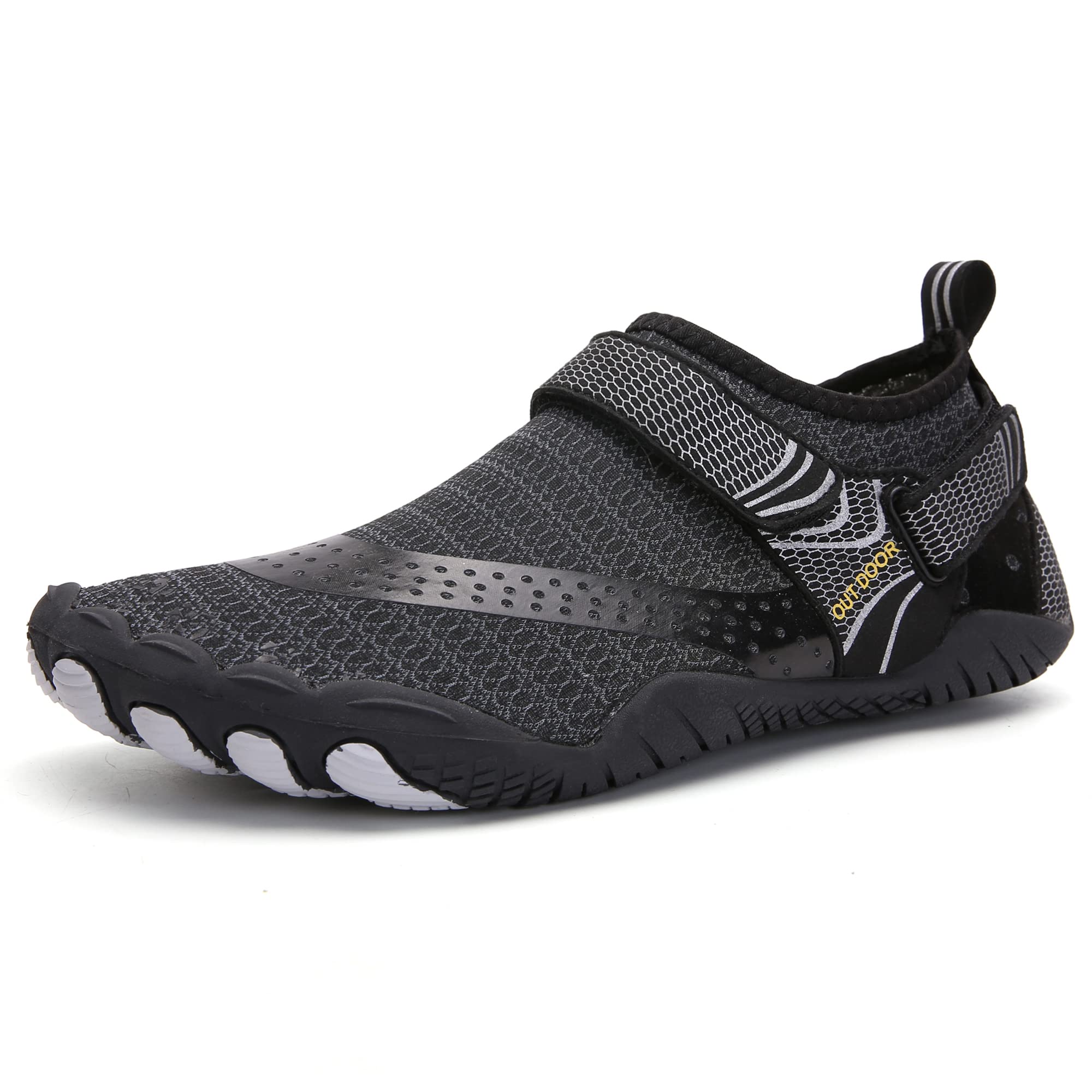 Chaussures de Bain d'eau Aqua de Plage Chaussures de Natation à séchage Rapide Chaussures Pieds Nus Respirantes de Surf Chaussettes de Bain pour Hommes Femmes Enfants Taille 35-48