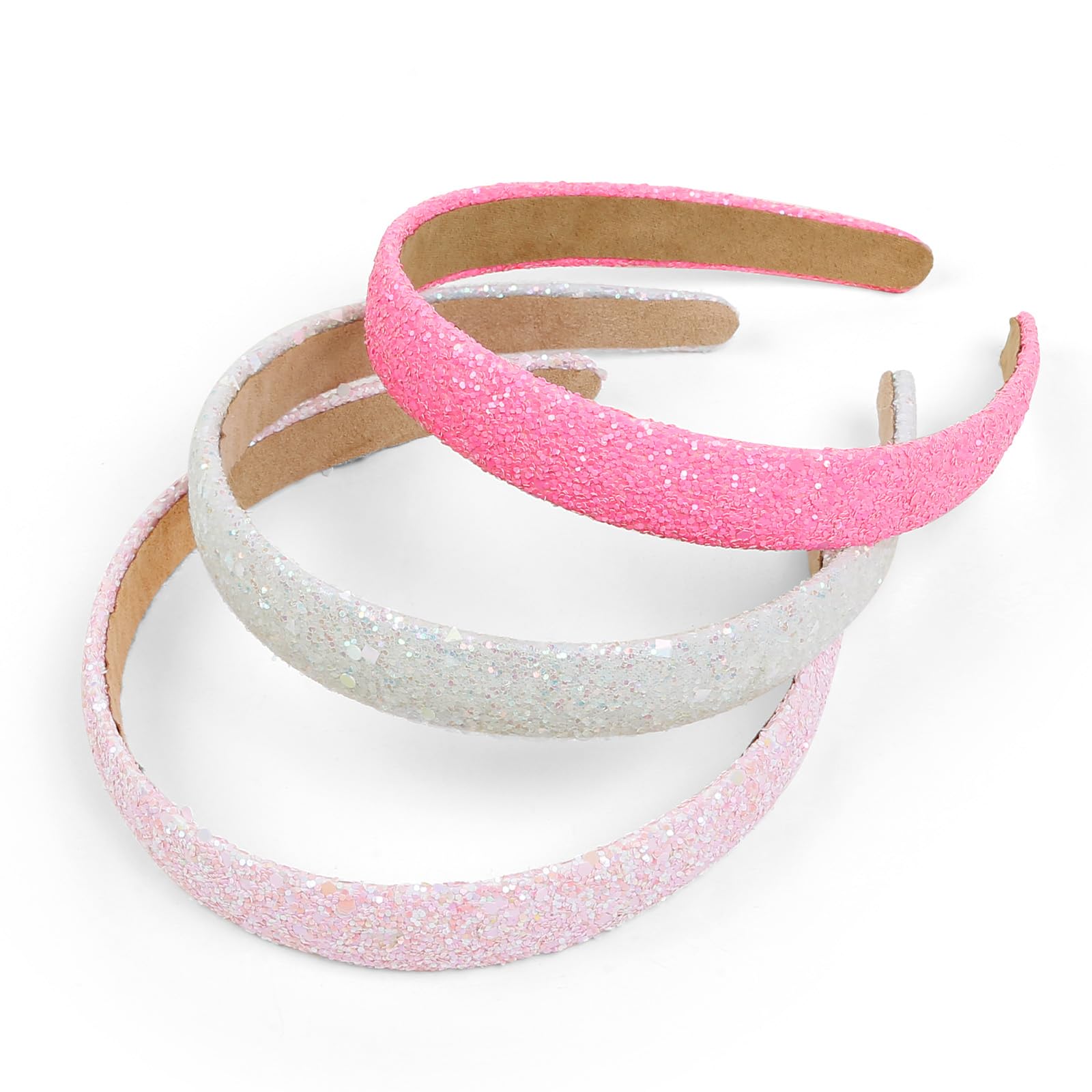 Girls Glitter Headbands Bulk 24 Pack Sequin Plastic Hair Accessories for Kids Amazon.com : WLLHYF Glitter Headband, Plastic Cute Sparkly  main image 2