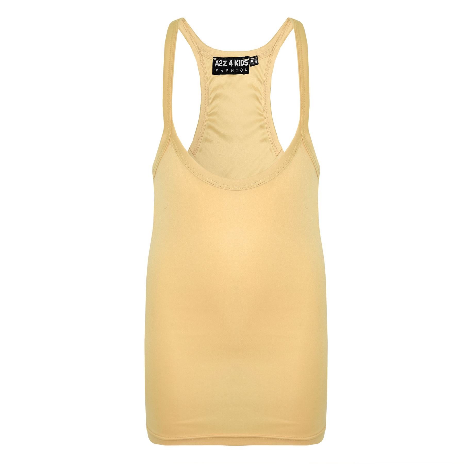 A2z 4 Kids Girls Stone Kids Childrens Vest Top - Racer Vest 7-8