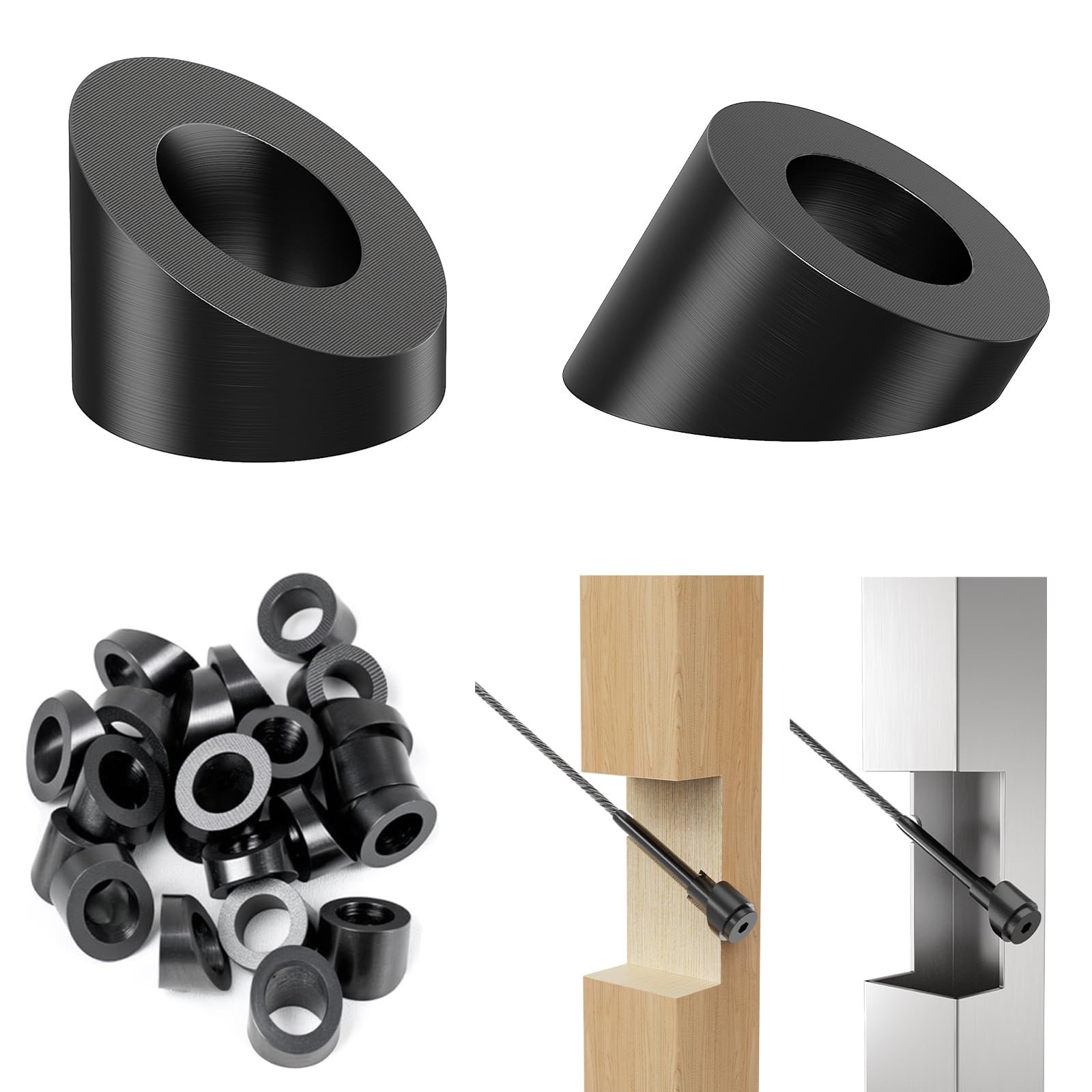 Cable Railing Washers Snapklik.com : Toscoco 30 Pack 5/16