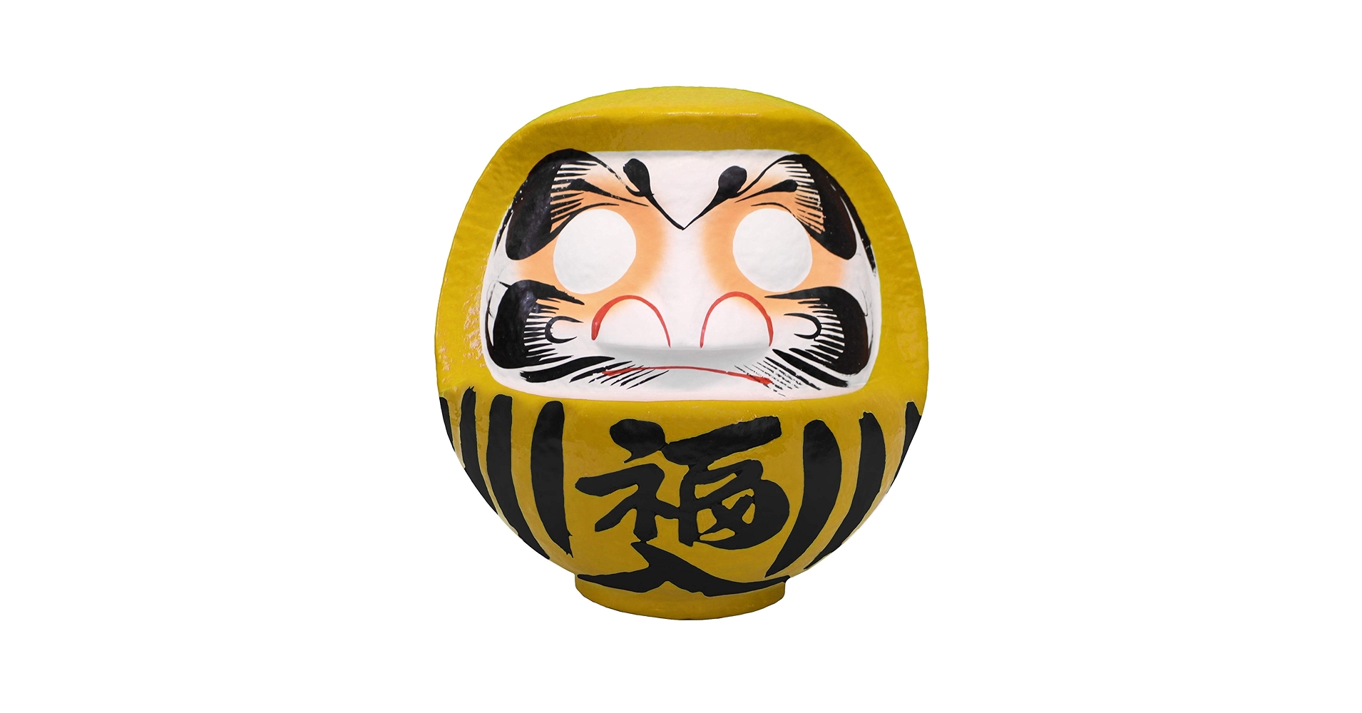 Amazon.co.jp: 高崎だるま 黄色 7号 22x20x24cm 開運吉祥・健康