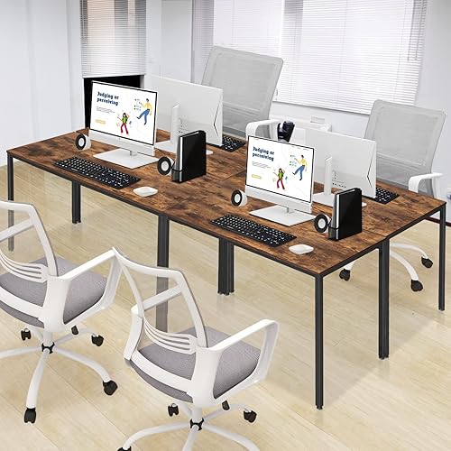 Miniatura 4 de Zanzio Escritorio de oficina, escritorio de oficina en casa, escritorio de estilo simple para oficina en casa, estudio de escritura, escritorio de