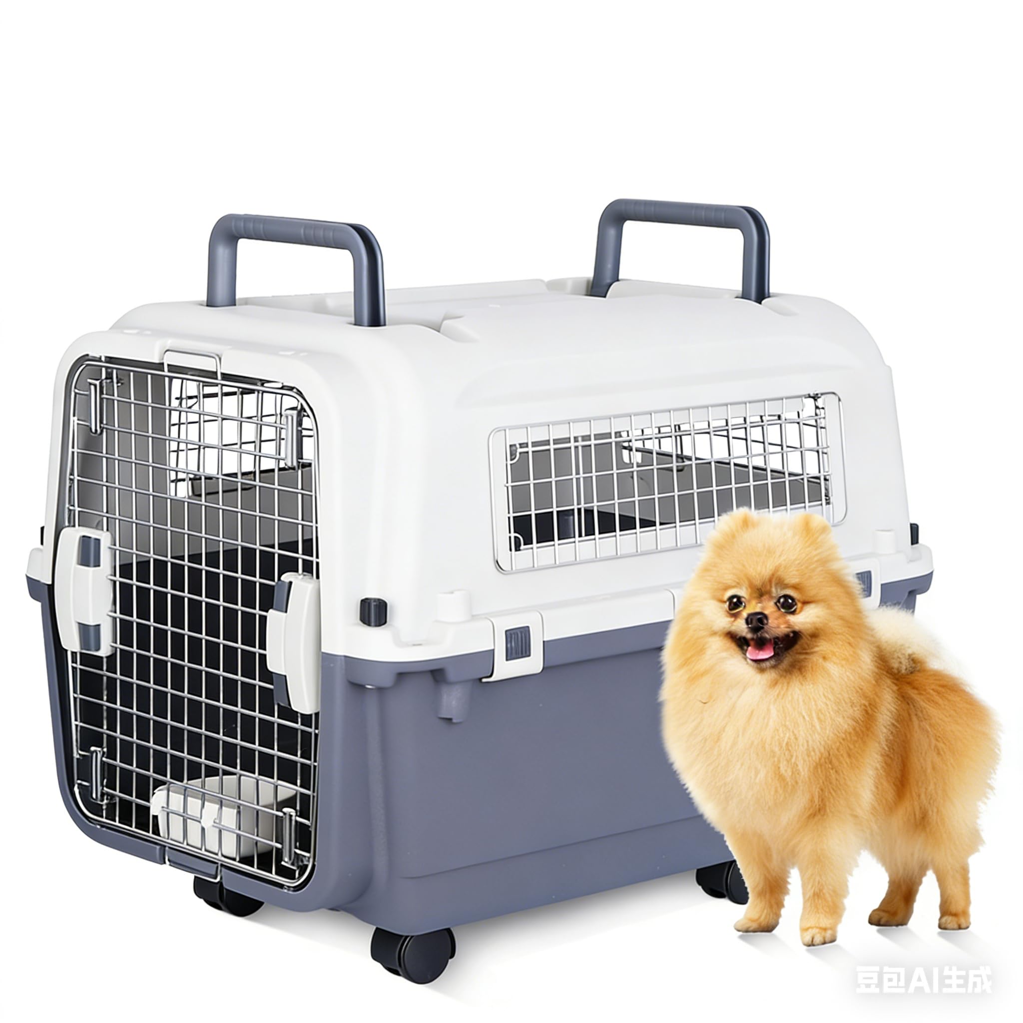 Amazon | SUPER DEAL ペットキャリー 犬 クレート 中型犬 大型犬 小型