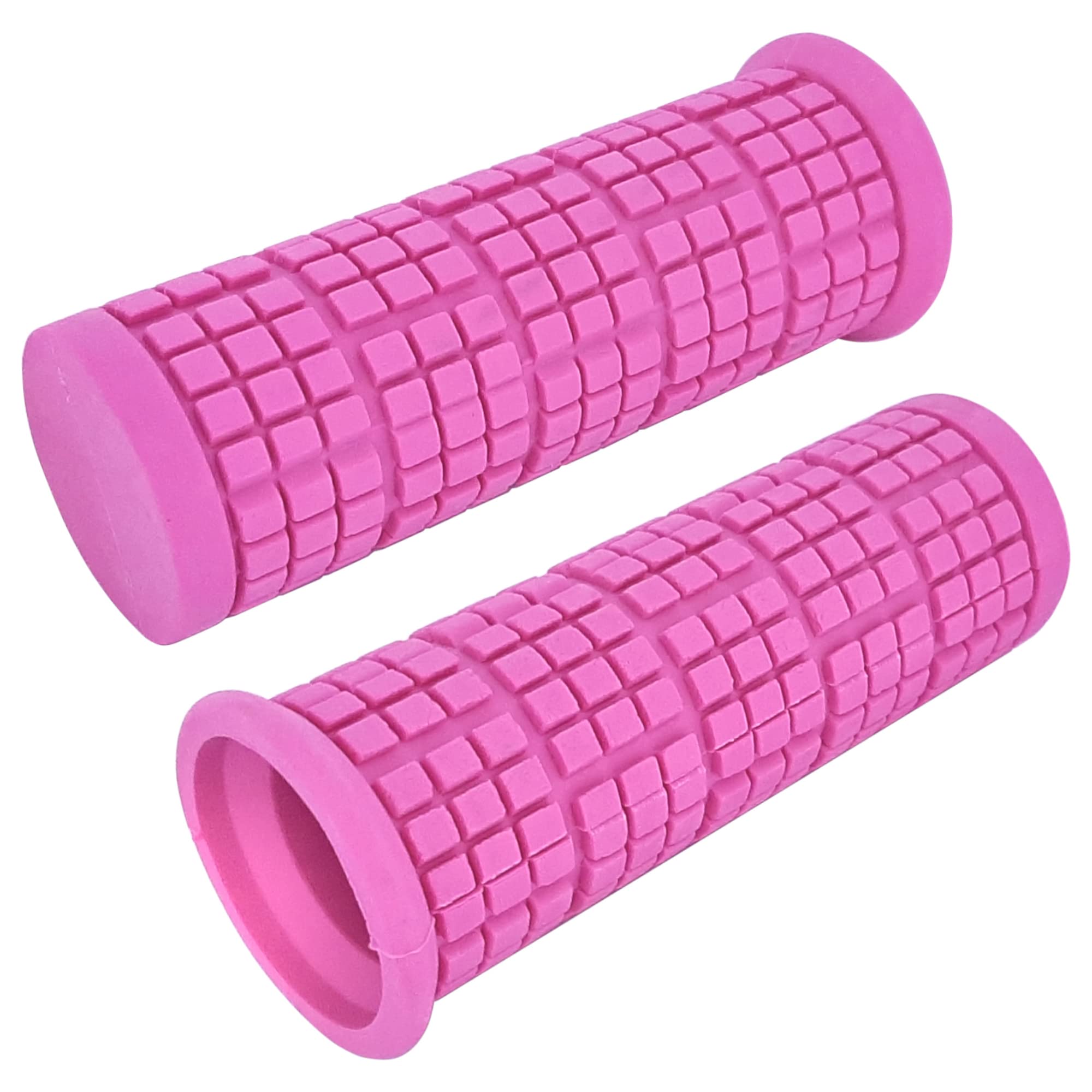 BIKE HANDLEBAR GRIPS 22MM 110MM COMFORT SOFT TOUCH MTB ROAD CITY BMX CYCLING (Pink) — image 1