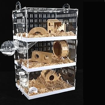 ハリネズミ  ケージ Amazon | ハリネズミ ケージ プラスチック 大型 脱出にく デグー